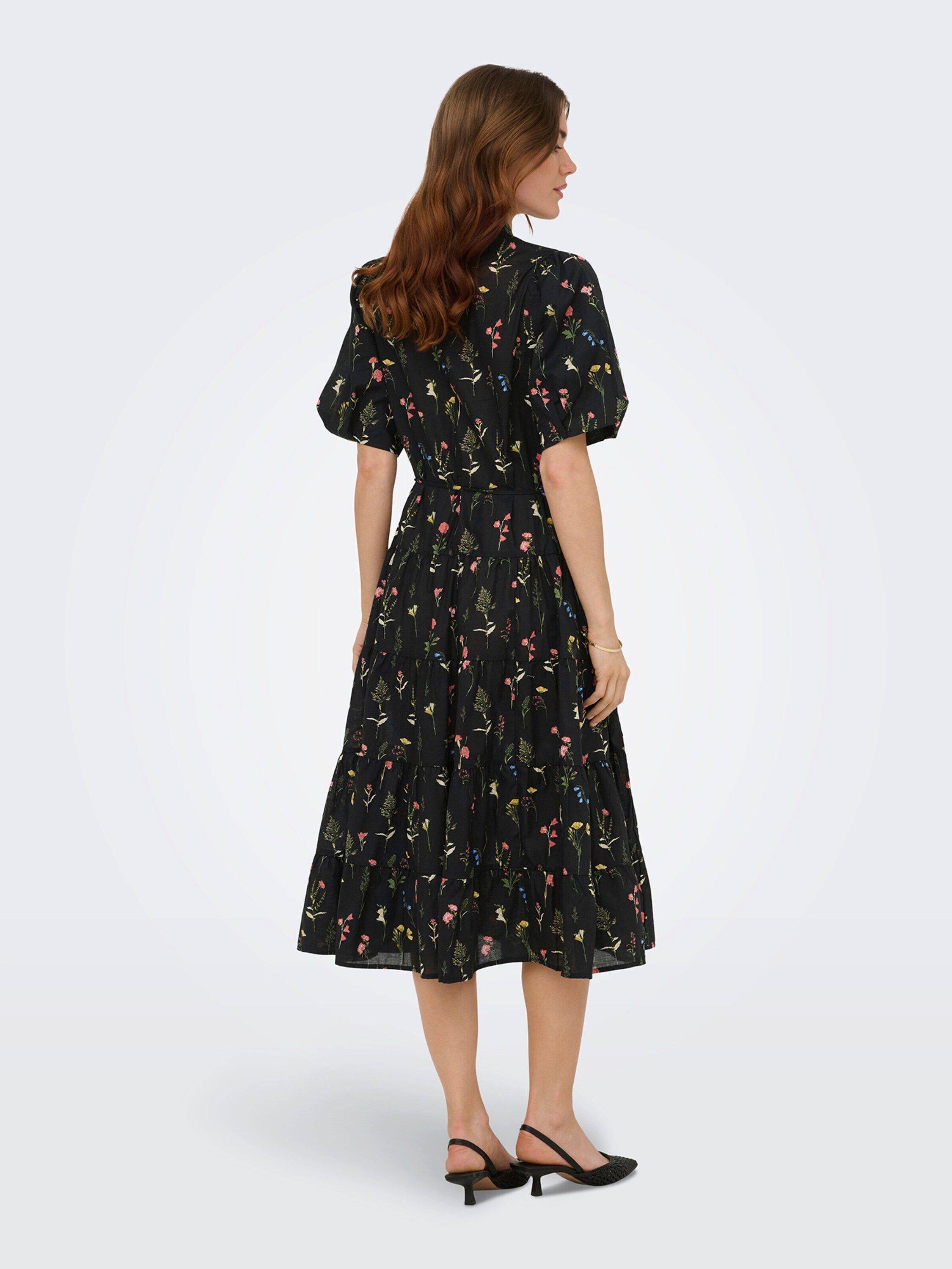 ONLY Maxikleid ONLElma (1-tlg) Drapiert/gerafft