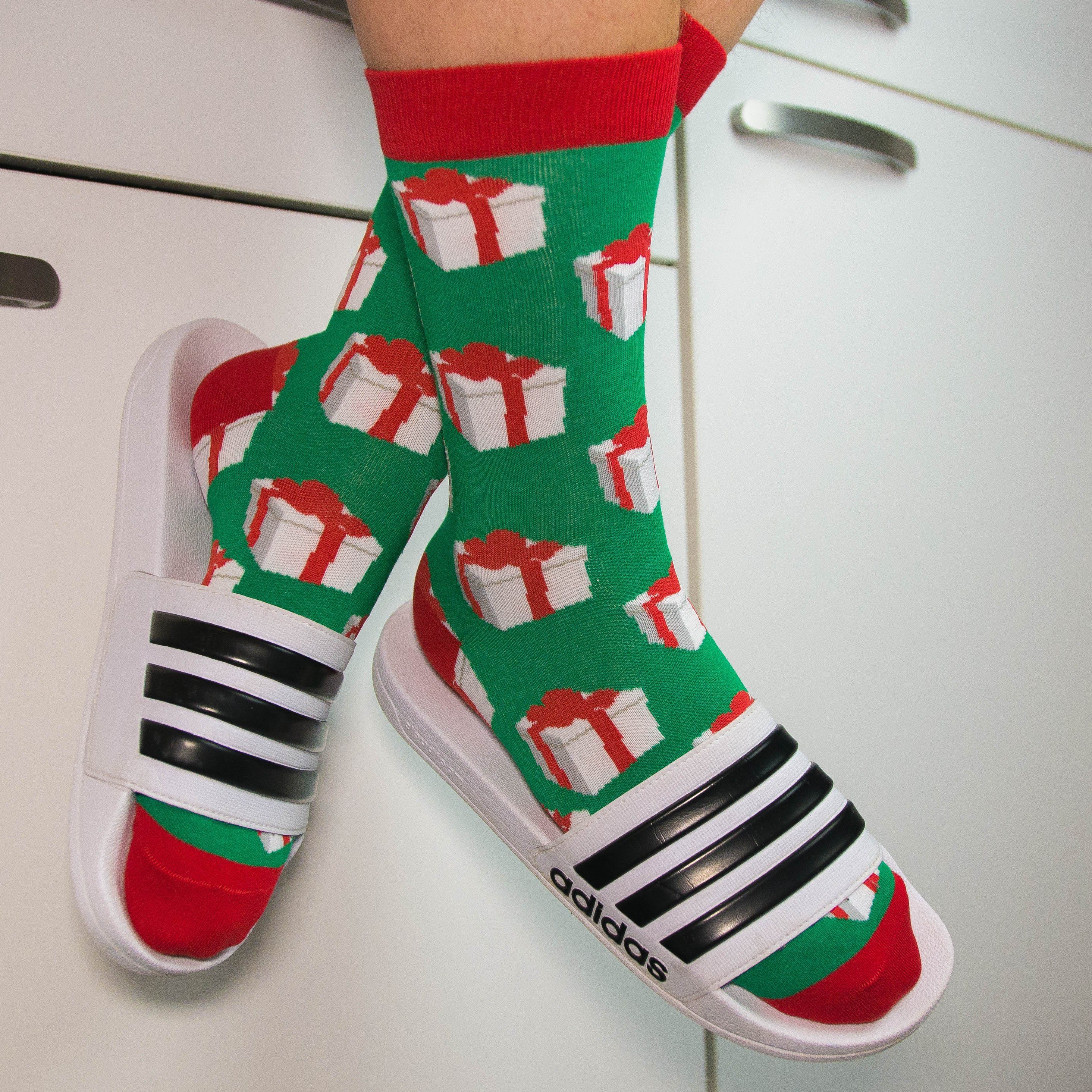 TwoSocks Freizeitsocken Weihnachtssocken lustige Weihnachtsmann, Einheitsgröße 6er Paar) Santa, Pack Socken (6