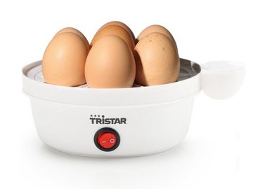 Tristar Eierkocher, Anzahl Eier: 7 St., 350 W, Egg Cooker perfekte Konsistenz Edelstahlplatte, Messbecher Eierpiekser