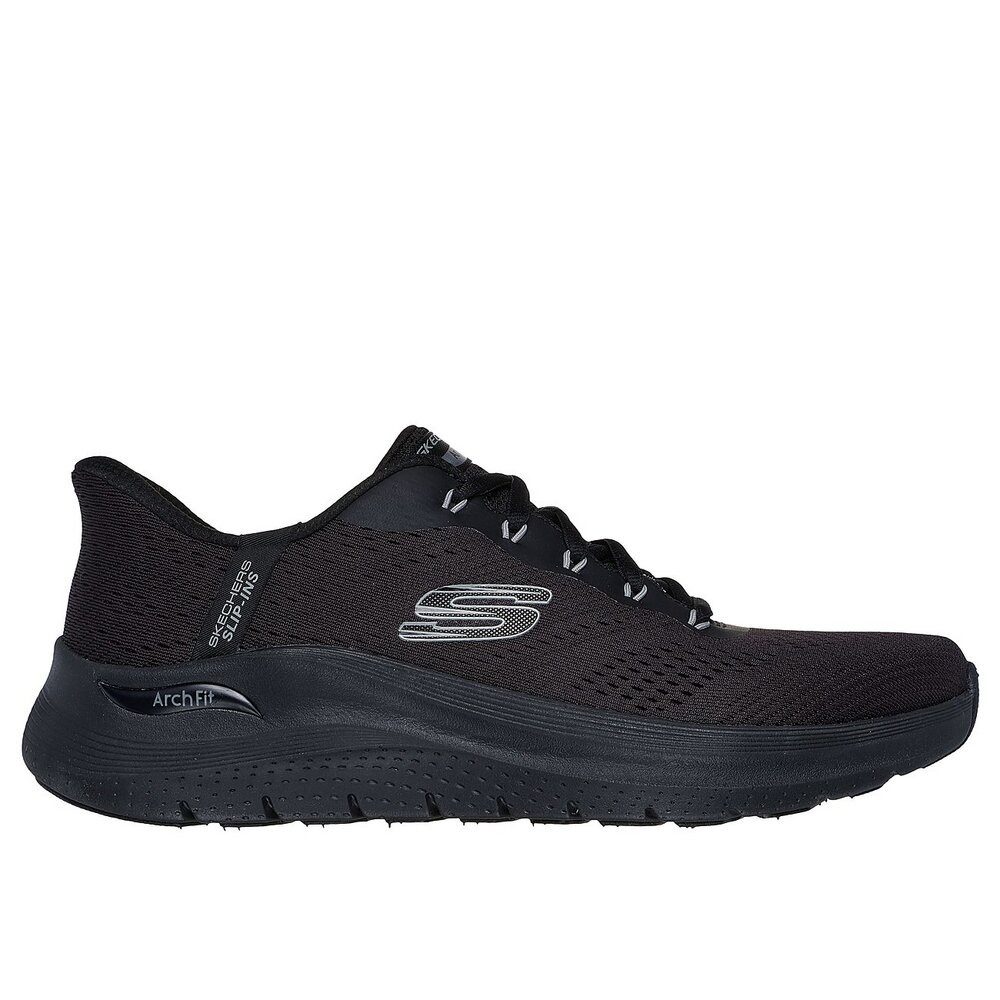 Skechers - SPORT MENS - Schwarz Slipper