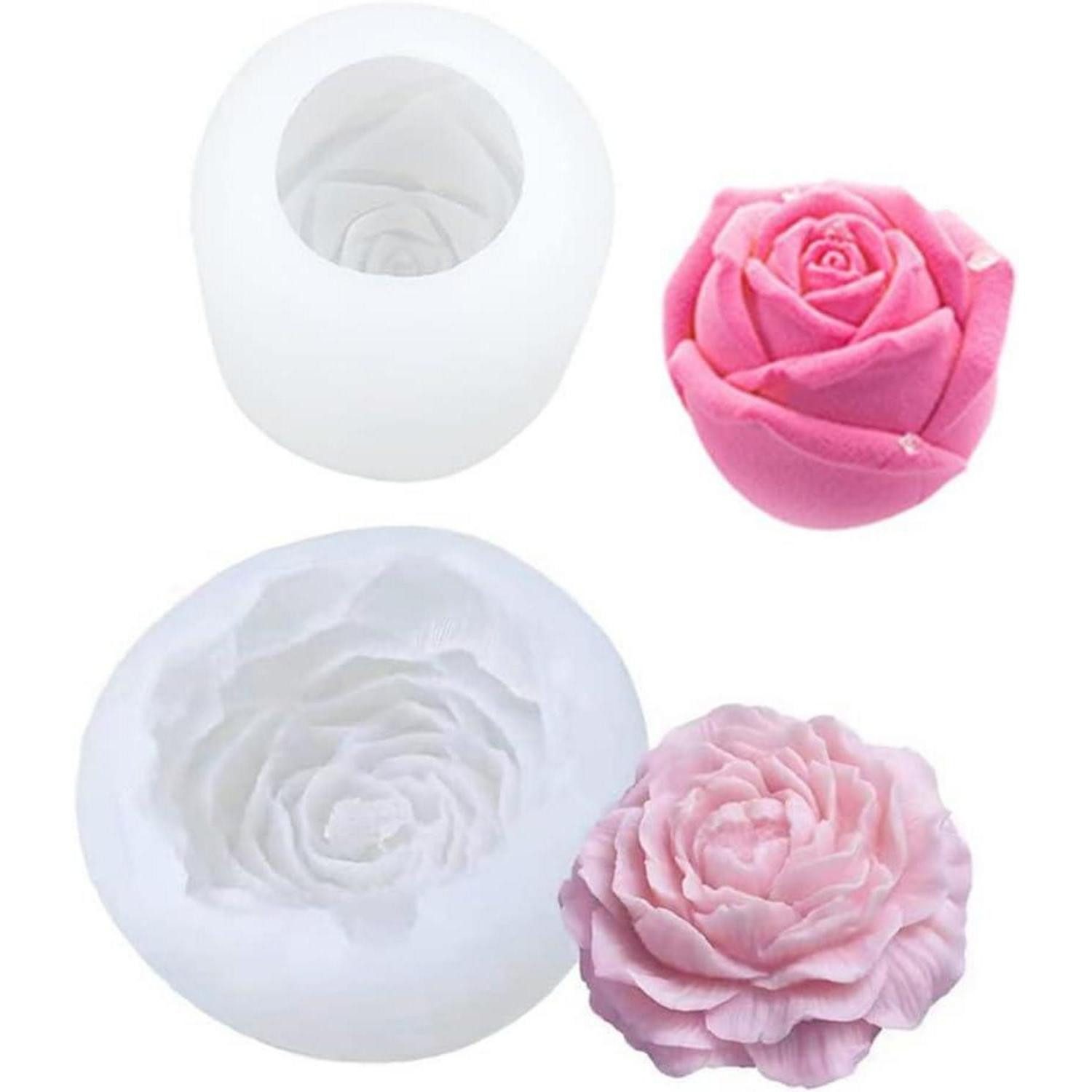 LuxusKollektion Formkerze Silikonformen Kerzen Set, 3D günstig online kaufen