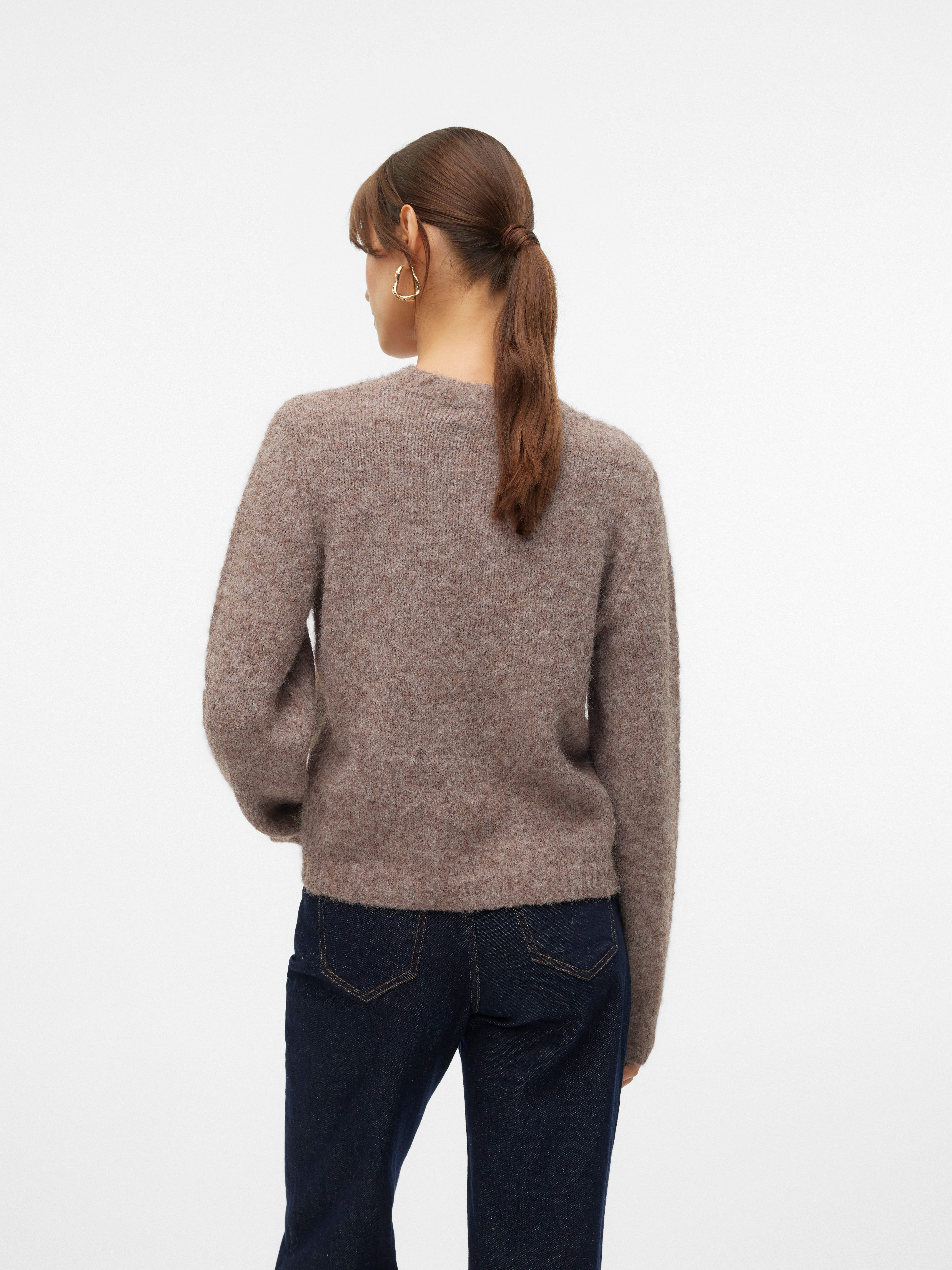 Vero Moda Strickpullover VMNOVAH LS O-NECK PULLOVER GA NOOS