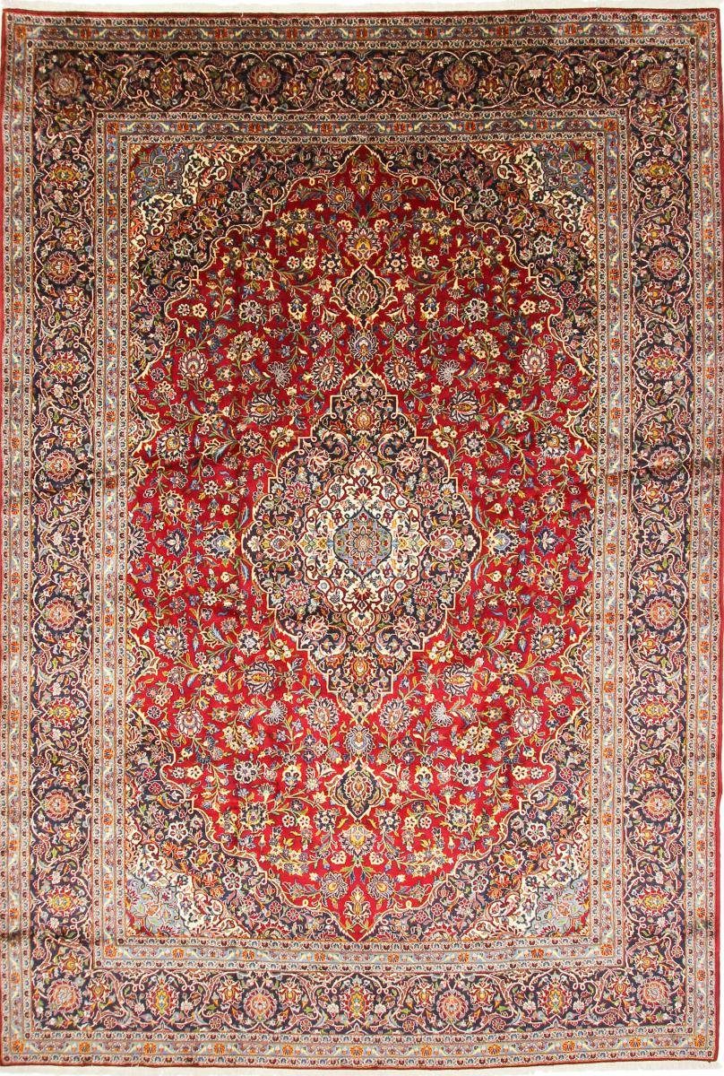 Orientteppich Keshan Handgeknüpfter Nain Perserteppich, rechteckig, 12 / Höhe: 301x453 Trading, Orientteppich mm