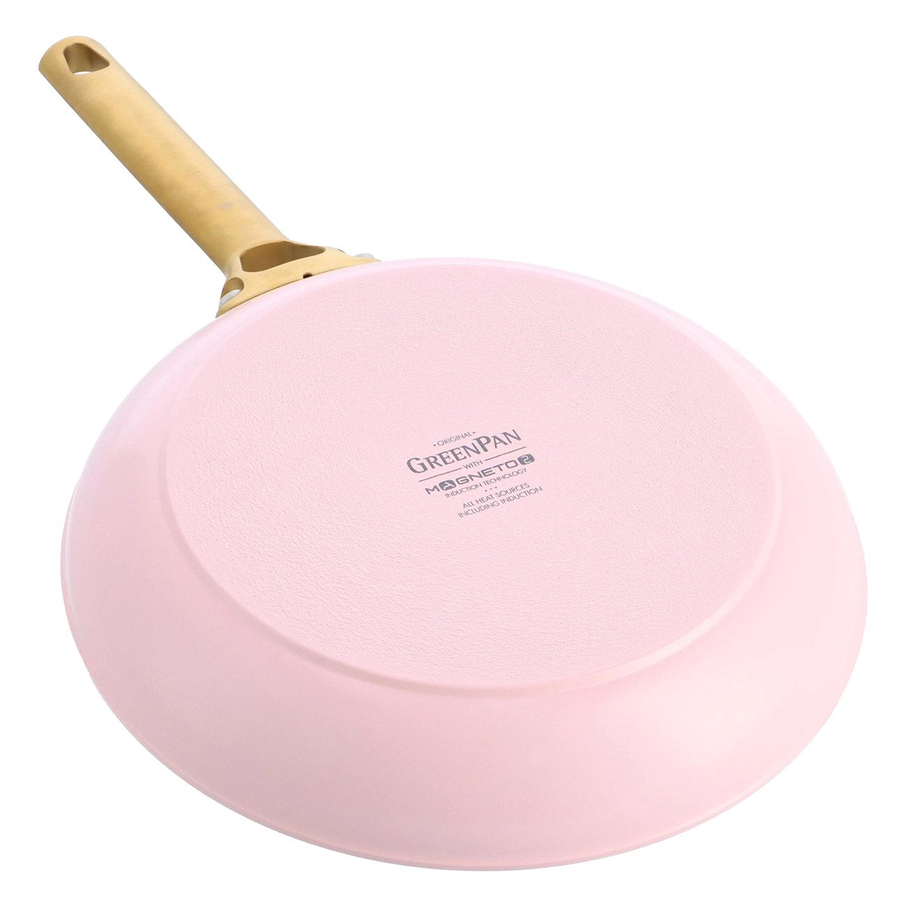 GREENPAN Pfannen-Set Padova Reserve 2-tlg. Pfannen-Set 20 cm & 26 cm rosa Antihaft, Aluminium, Kratzfest, Keramik, alle Herdarten, Backofengeeignet, Ø 20 & 26 c – Bild 4 von 5
