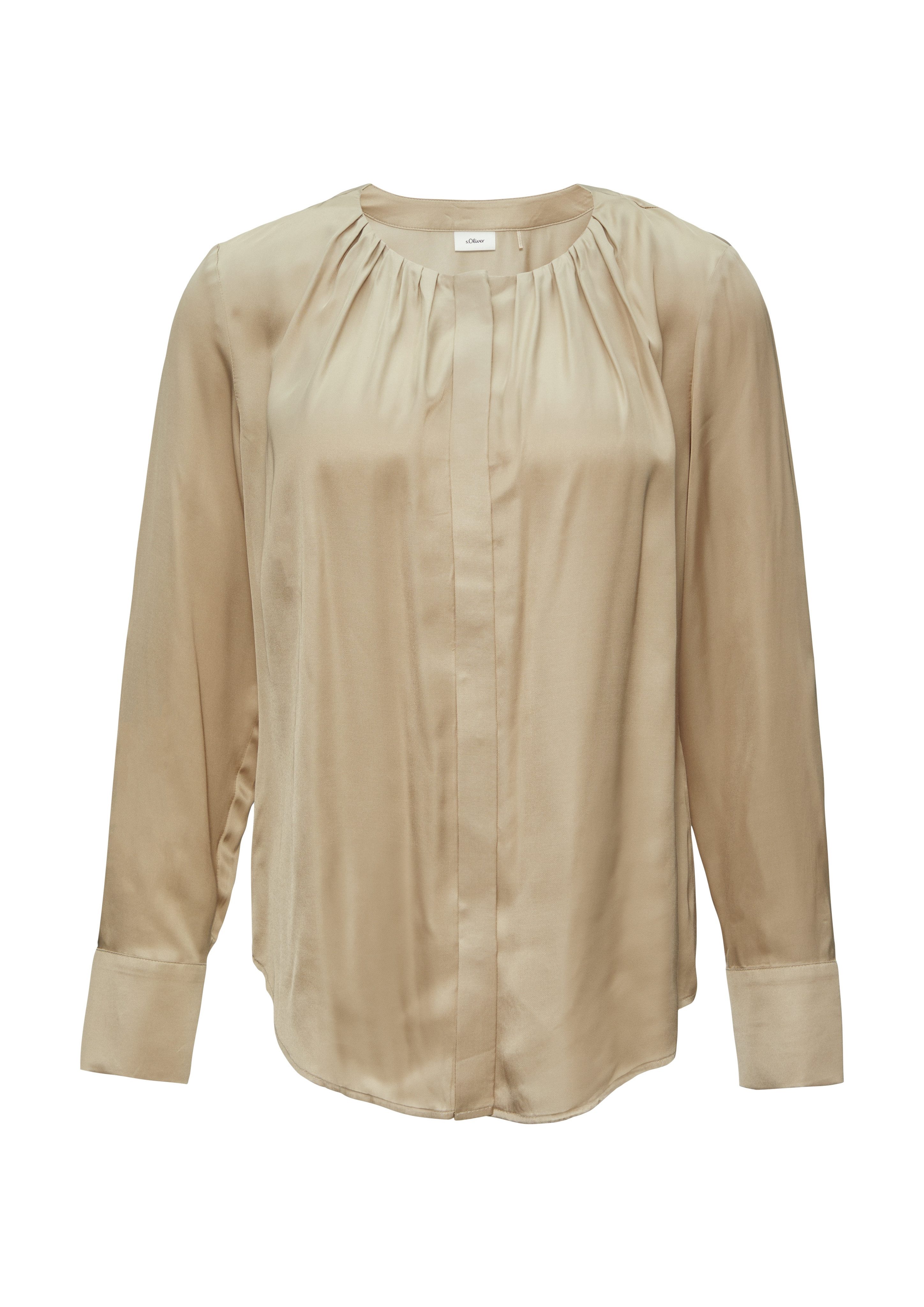 Satinbluse