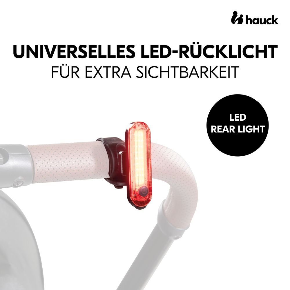 Hauck Kinder-Buggy LED-Leuchte, LED-Leuchte - Halterung Buggy Kinderwagen für mit Leuchtmodi 4 &