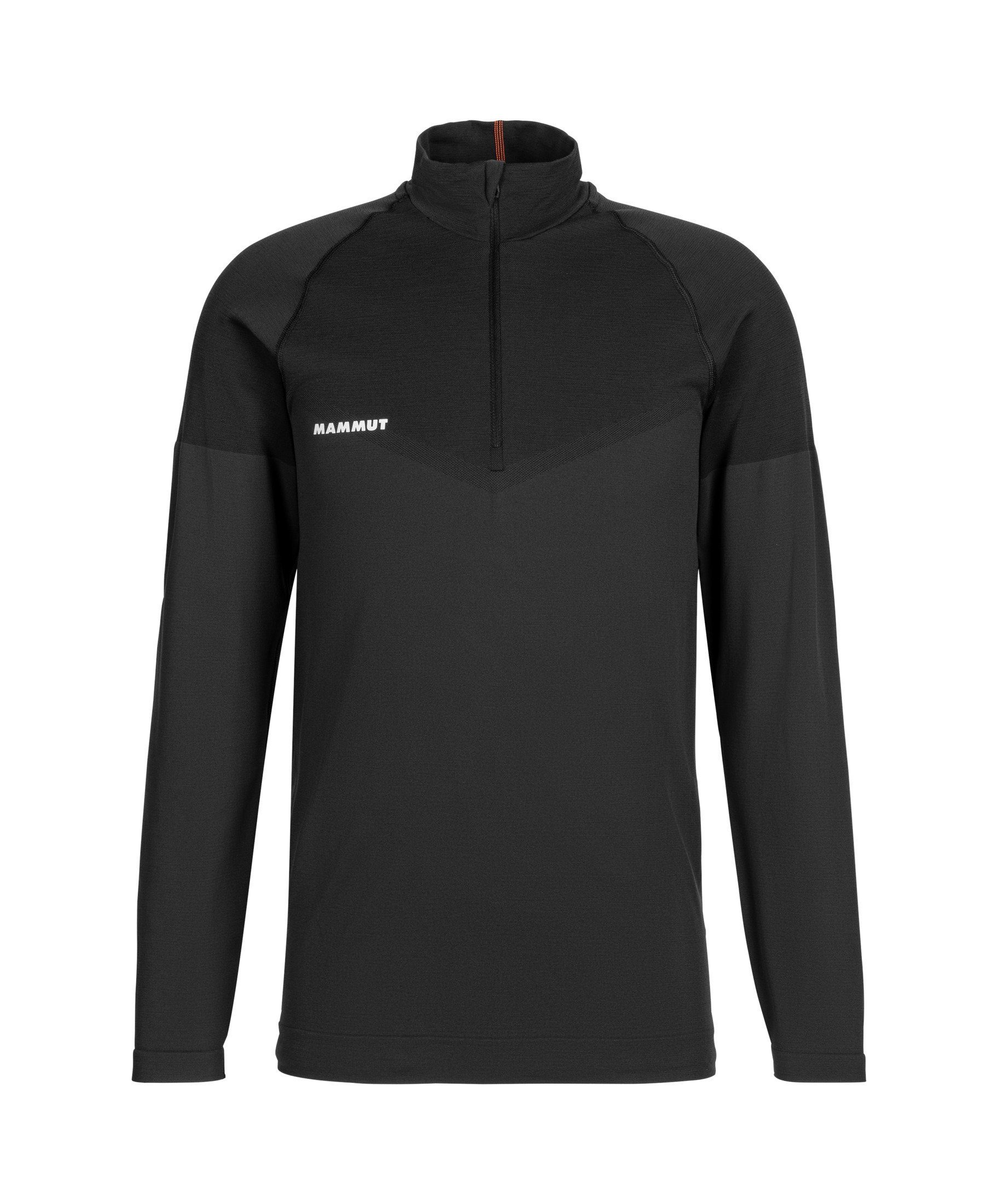 Mammut Longsleeve Trift Half Zip Longsleeve Men Funktionsshirt black | Shirts