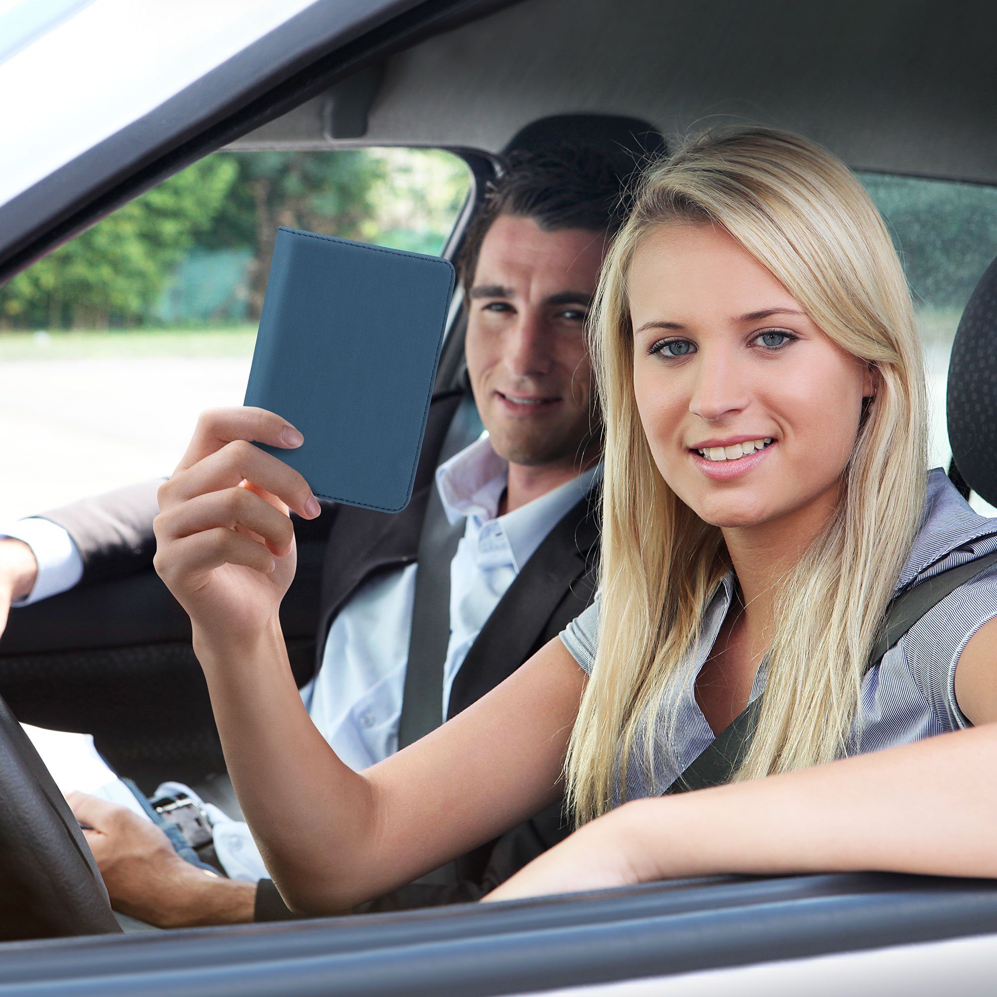 kwmobile Etui Fahrzeugschein Hülle mit Kartenfächern, Neopren Etui Tasche f günstig online kaufen