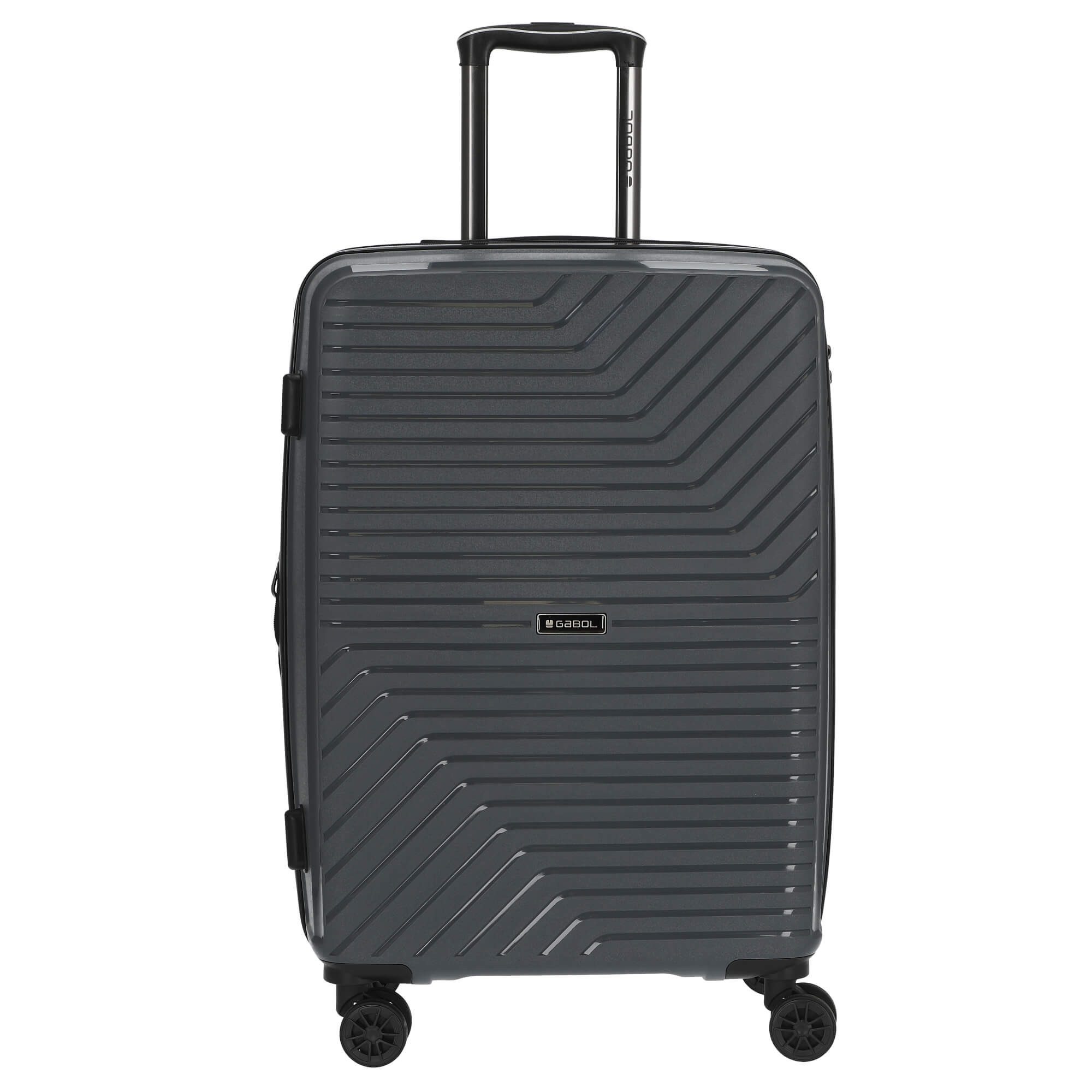 Gabol Koffer Osaka - 4-Rollen-Trolley 67 cm M (grey), 4 Rollen Rollen