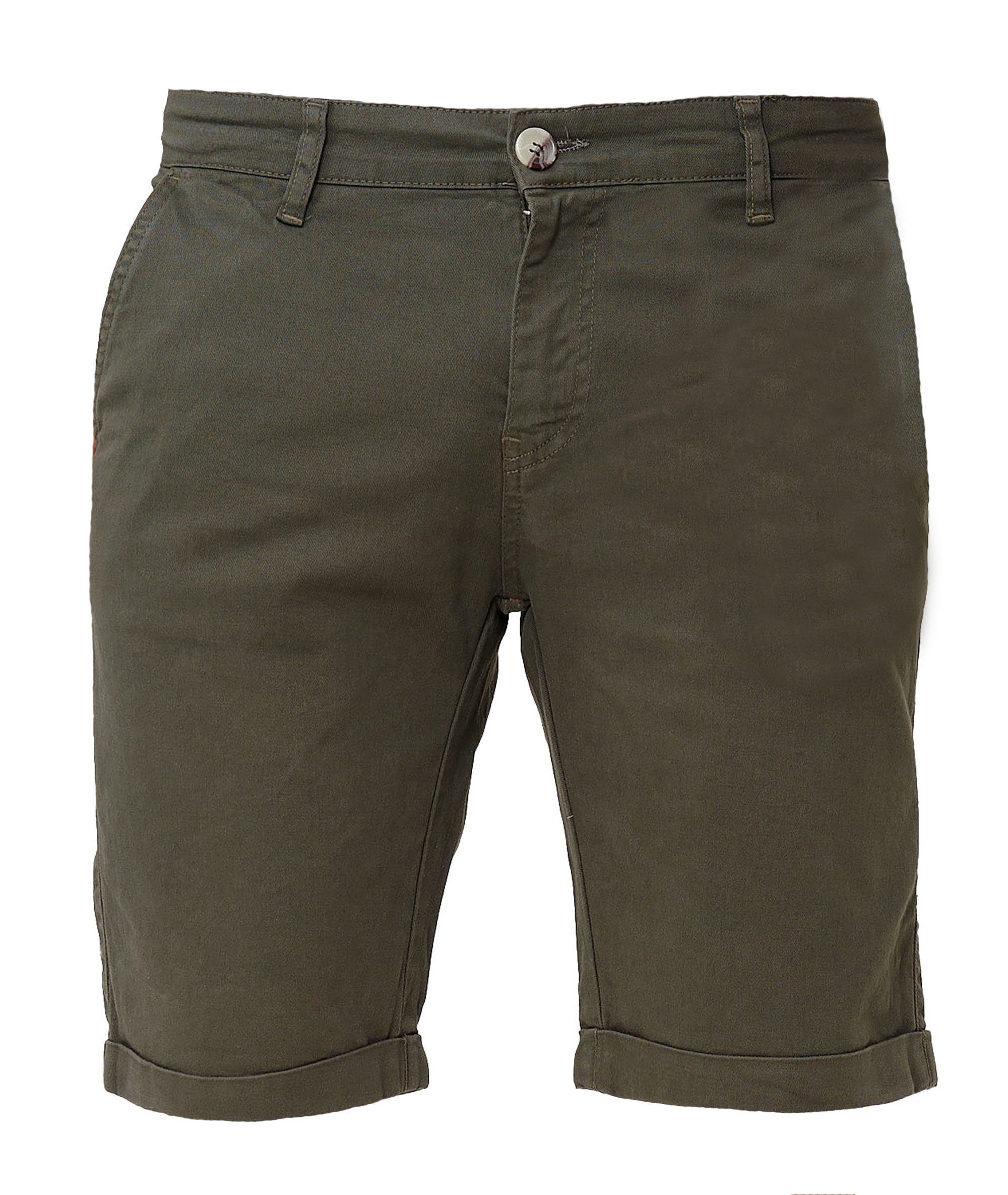 John Kayna Shorts Herren Shorts Kurze Hose Chino Sweatshorts Chino-S (Kurze Hose Bermudas Sweatpants, 1-tlg., im modischem Design) Fitness Freizeit Casual Khaki | schwarz