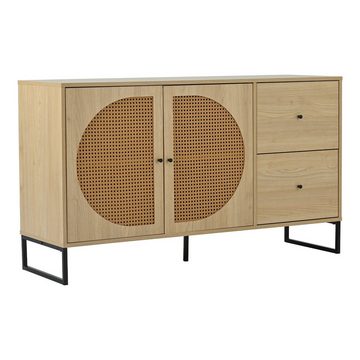 Ulife Sideboard mit 2 Rattan verzierten Türen und 2 Schubladen (1 St), 130 × 40 × 75cm