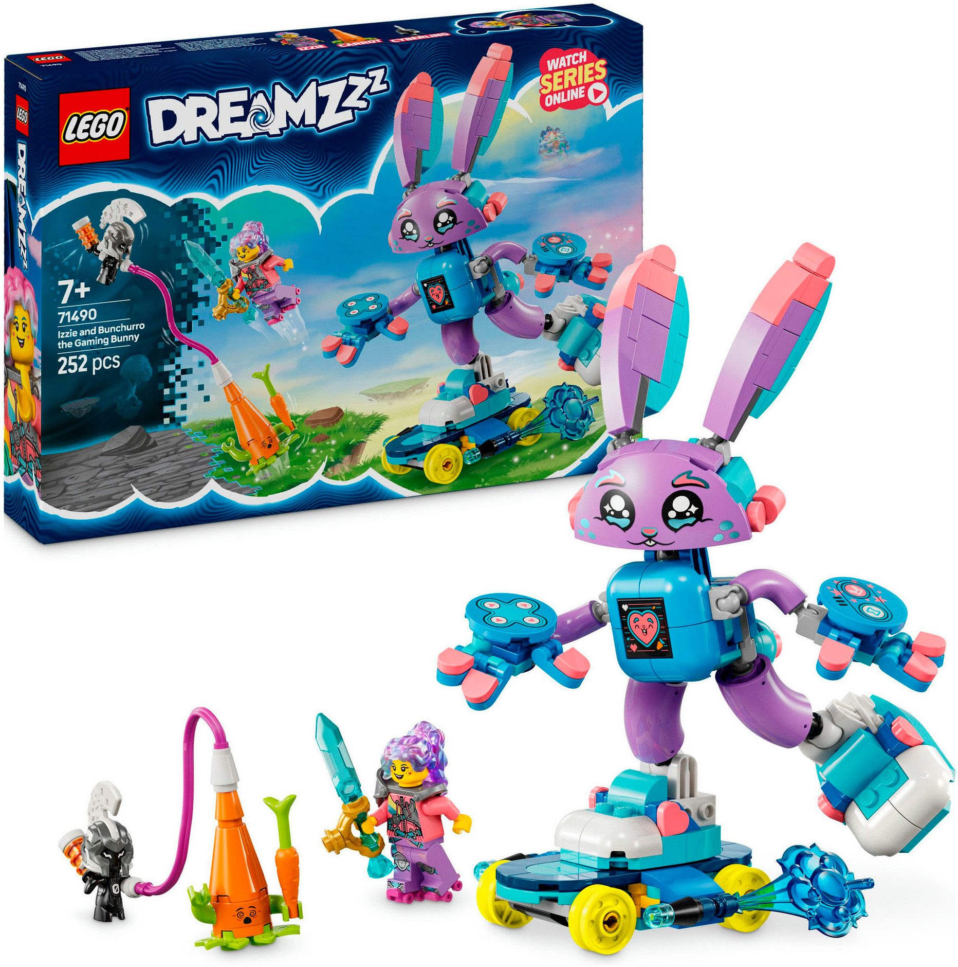 LEGO® Izzie und Bunchurro der Gaming-Hase (71490), LEGO DREAMZzz Konstrukti günstig online kaufen