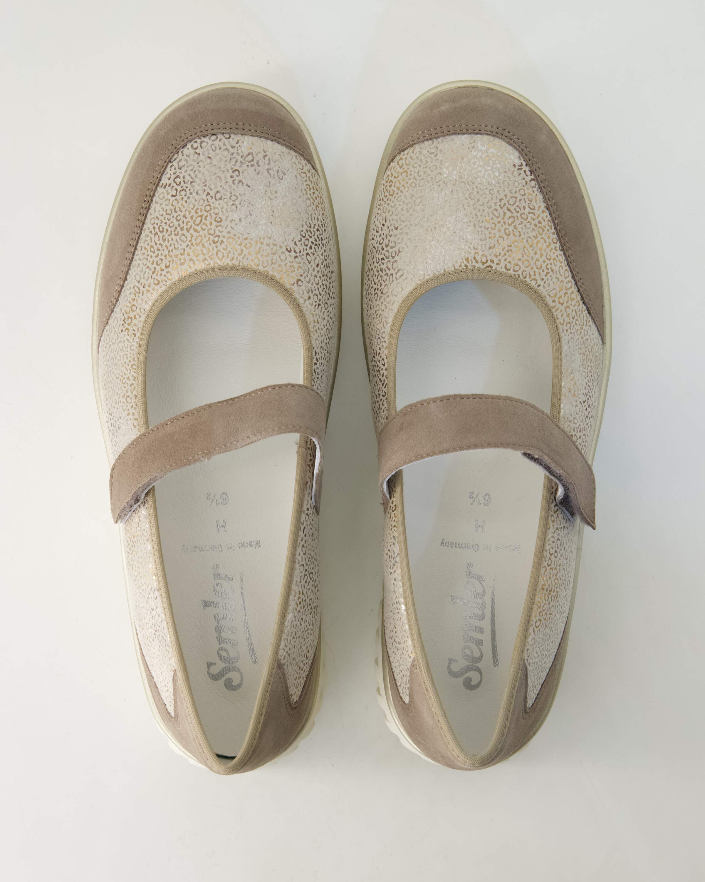 Semler Lena Ballerina Obermaterial: Leder und Textil