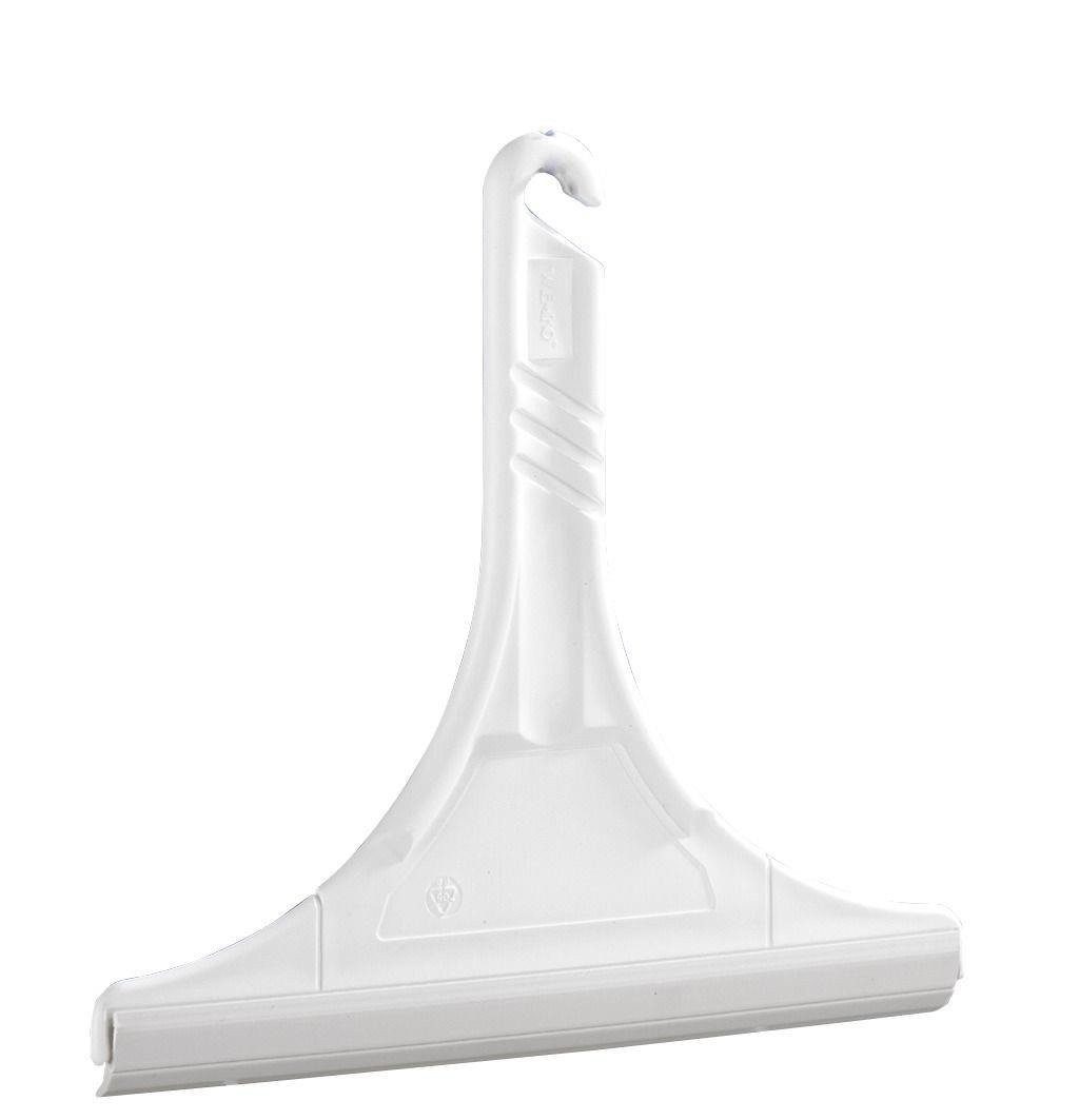 WENKO Duschabzieher Wasser Struck, Farbe weiß, WENKO, (Wasserabzieher + Halter)
