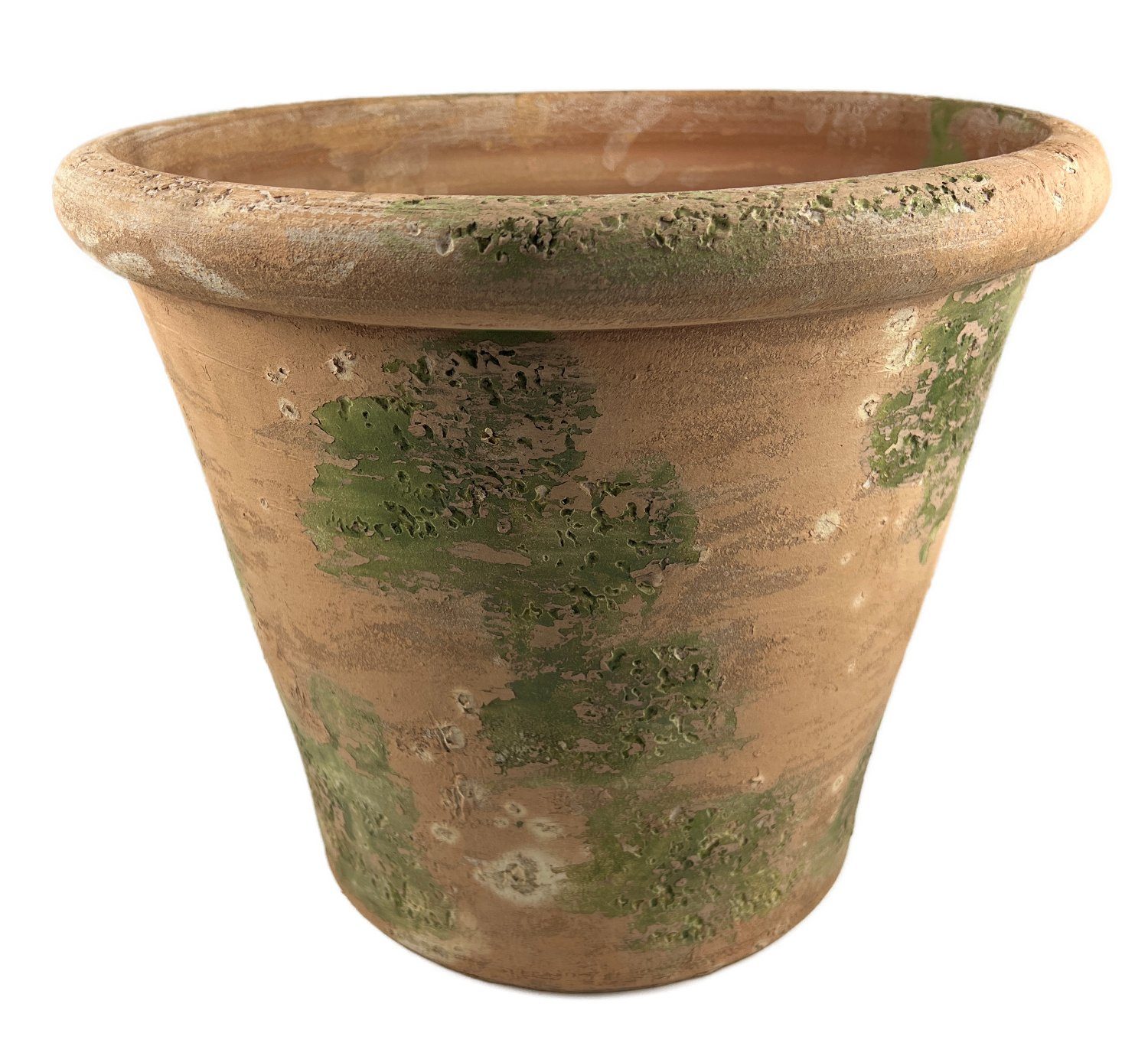 Blumentopf Vaso Caspo 40 cm Galestro Antik handgefertigt