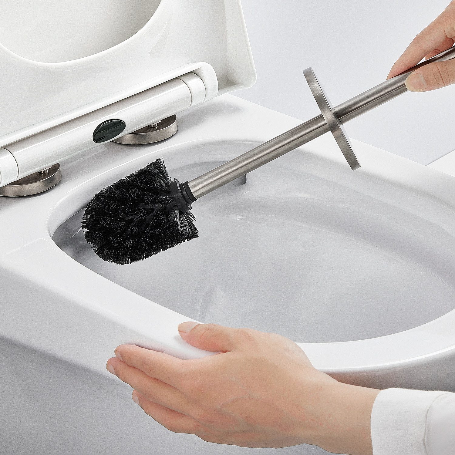 Auralum Max WC-Garnitur Edelstahl Klobürste Toilettenbürste günstig online kaufen