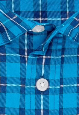 seidensticker Businesshemd Schwarze Rose Regular Langarm Button-Down-Kragen Karo