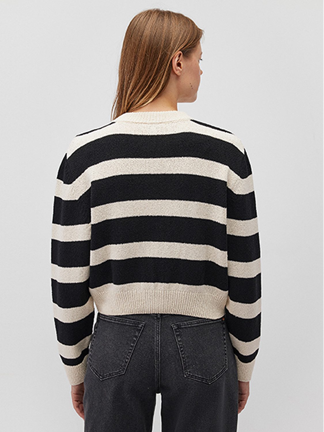 Mavi Cardigan Strickjacke Regular Fit Reißverschluss Cardigan FULL ZIP CARDIGAN; black stripe