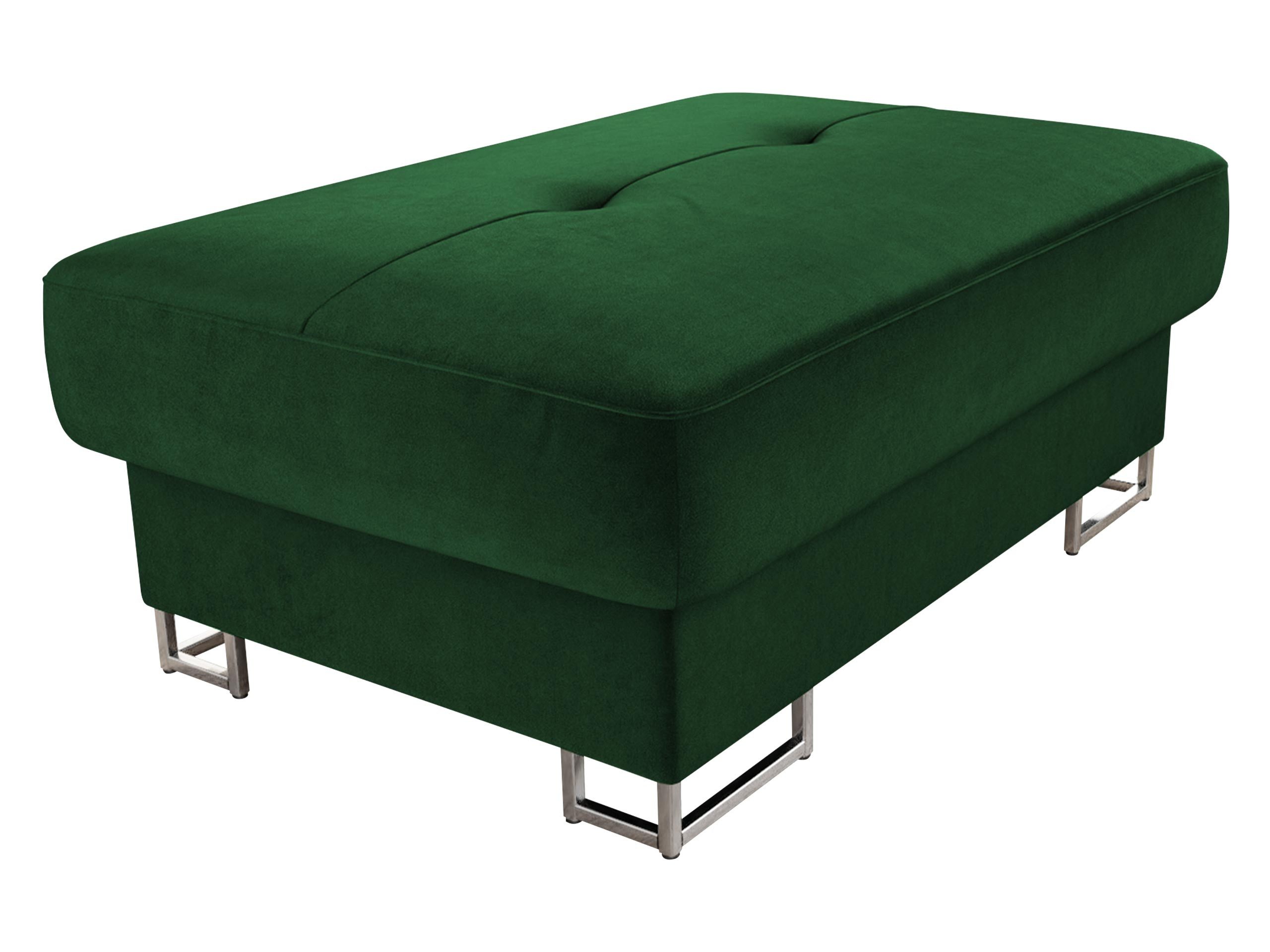 MIRJAN24 Polsterhocker Cotere, Metallfüße in der Farbe Silber (Höhe: 9 cm)