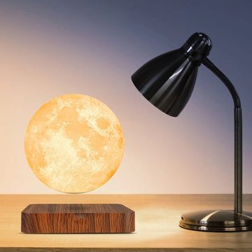 Bedee LED Nachttischlampe Mondlampe 3D Magnetisch Schwebende Mondlichtlampen, Warmweiß, Mondlicht Lampen Für Zuhause, Büro Decor, Kreative Geschenk