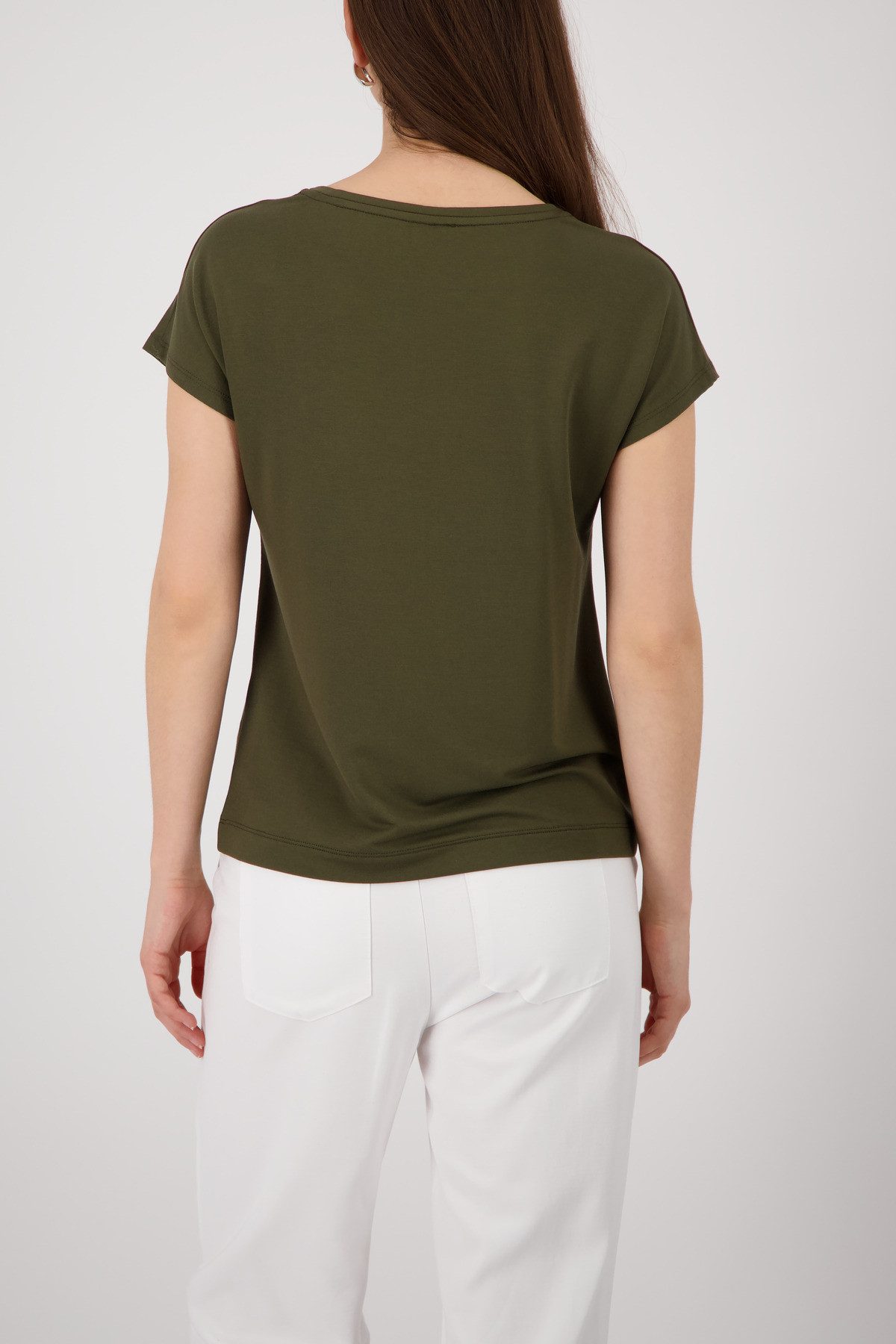 Monari T-Shirt Shirt Schmuck Regular fit mit Strasssteinen