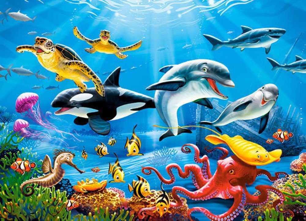 Castorland Puzzle Castorland B-222094 Tropical Underwater World, Puzzle 200 Teile, Puzzleteile