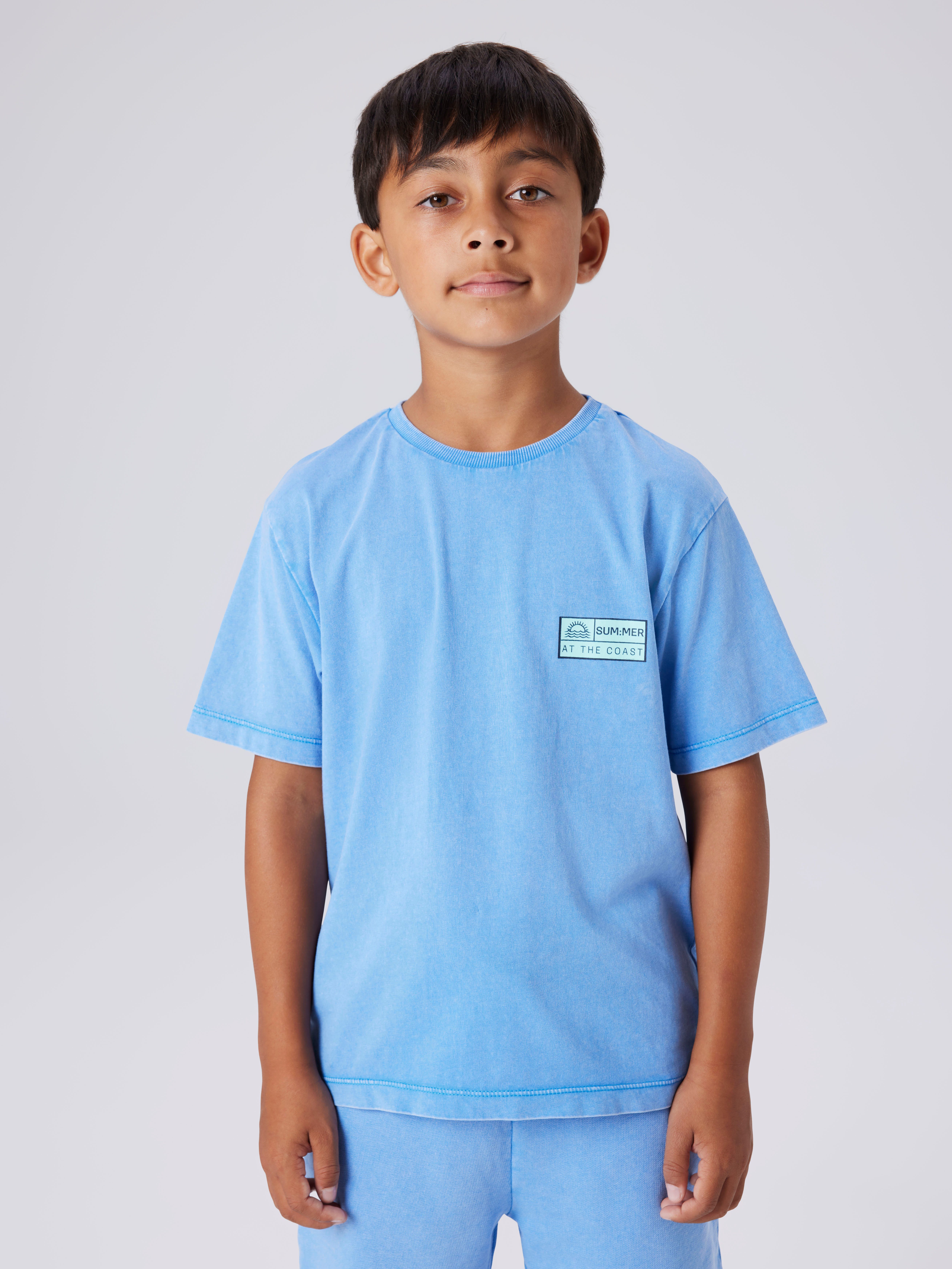 Name It Kurzarmshirt NKMFANDEL SS NREG TOP NOOS Baumwolle, mit Druck