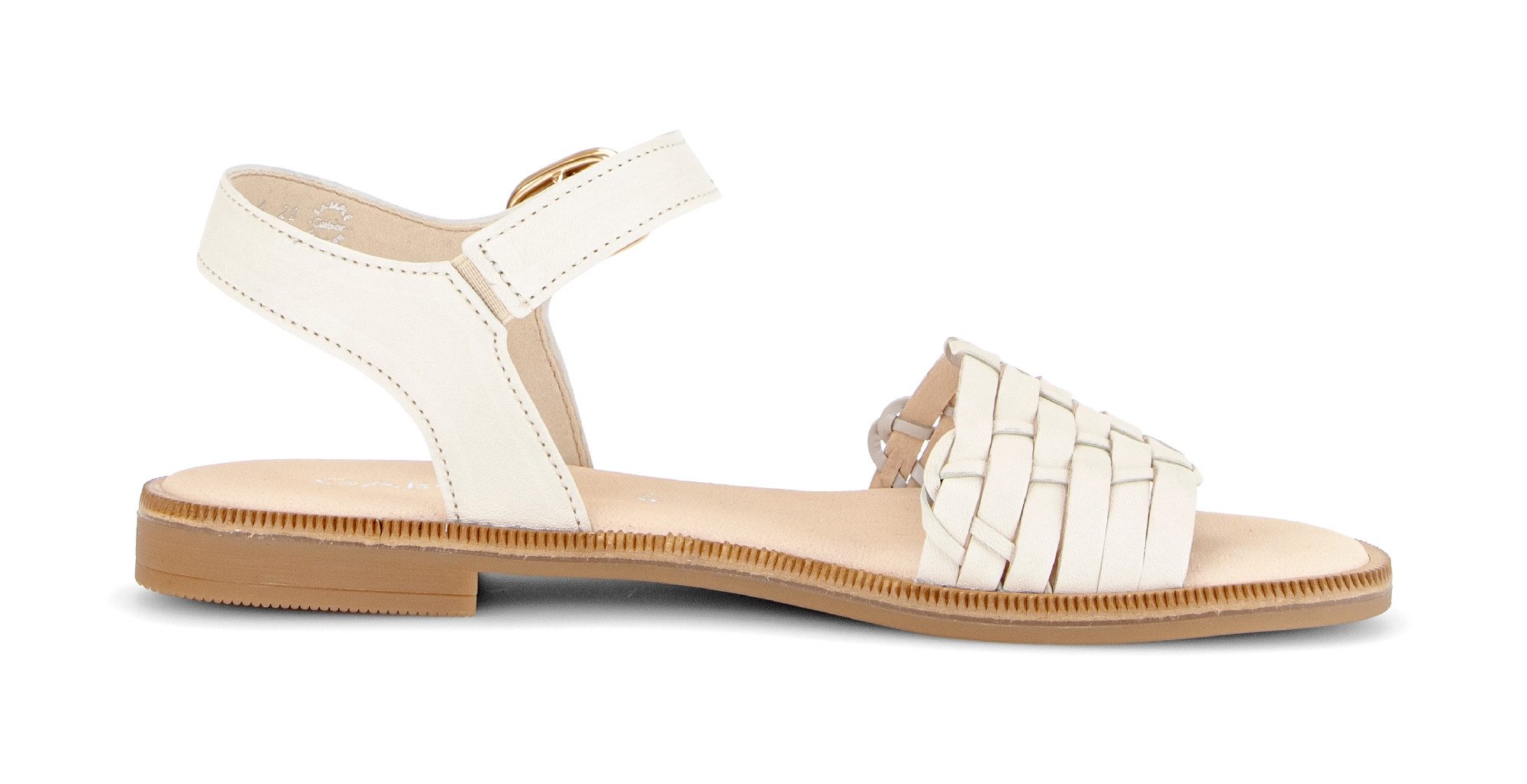 Gabor Riemchensandale, Blockabsatz, Sommerschuh, Sandalette mit Bandage in Flechtoptik