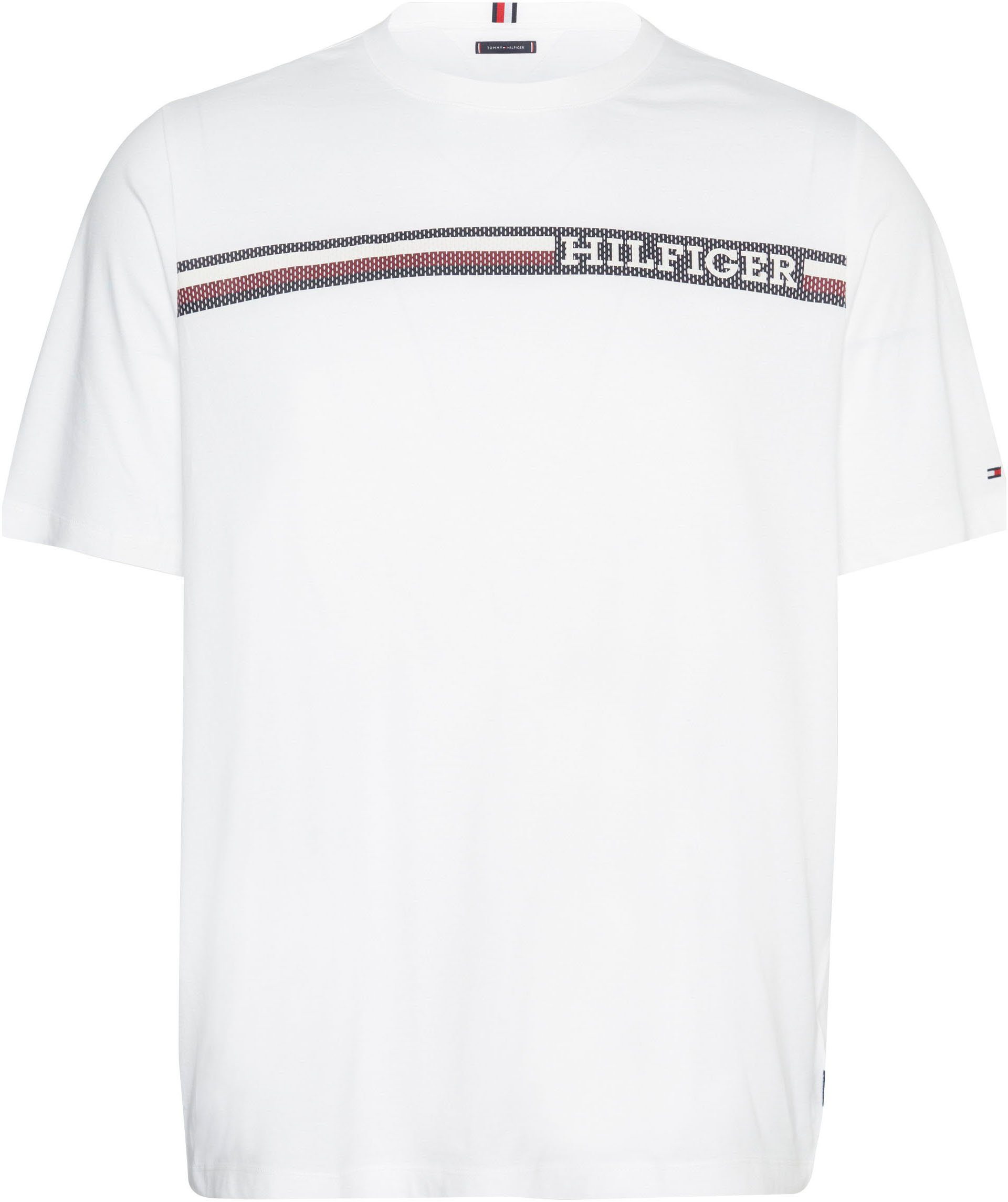 Tommy Hilfiger Big & Tall T-Shirt BT-MONOTYPE CHEST STRIPE TEE-B