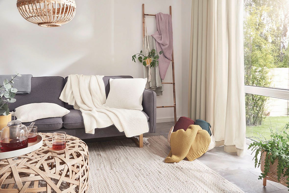 Wohndecke Strick, Primera, mit einer hochwertigen Randverarbeitung, Kuschel günstig online kaufen