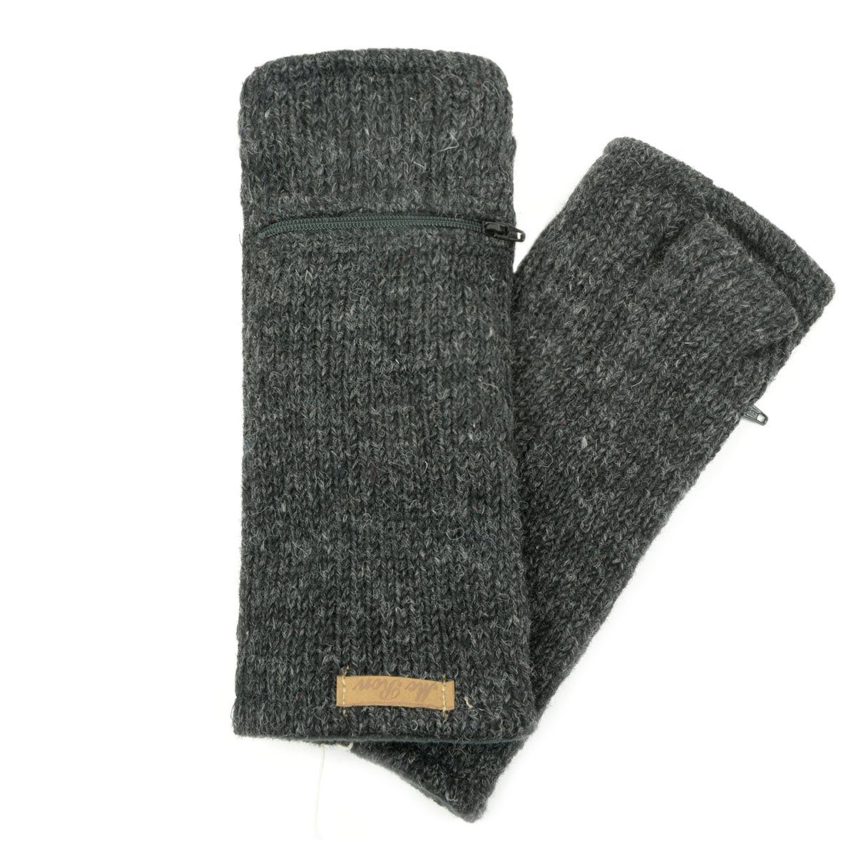 McRon Armstulpen Pulswärmer Modell Irma mit Fleece gefüttert, mit Daumen