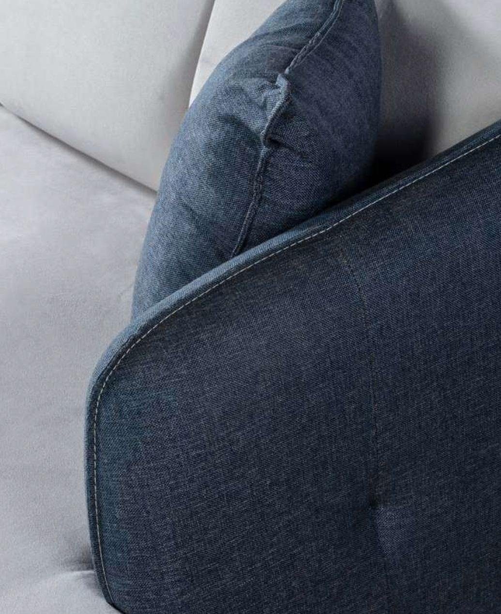 Sofa Polster Textil Samt Sitz Teile Set Sofagarnitur JVmoebel 3tlg., Luxus 3 331 Couch
