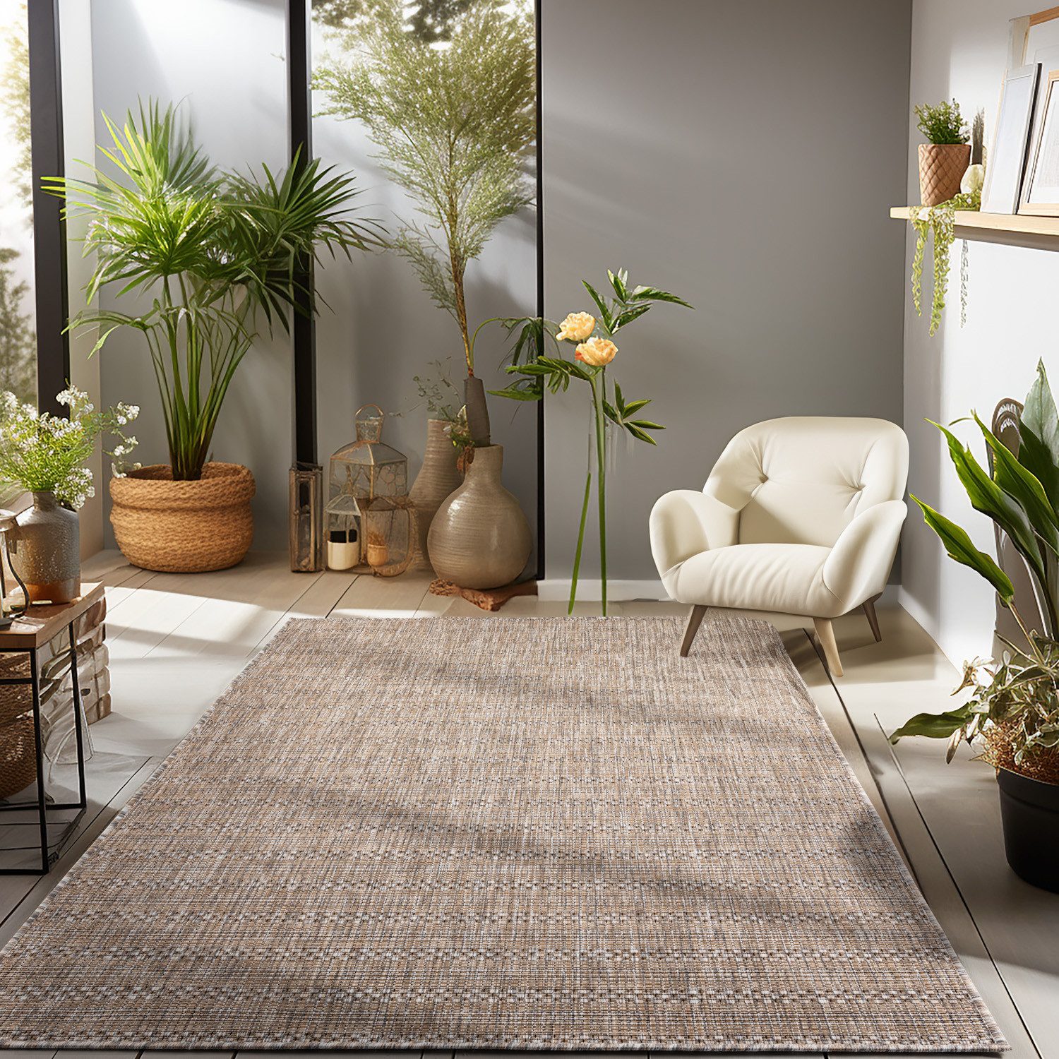 Carpettex Outdoorteppich Vintage Design, Läufer, Höhe: günstig online kaufen