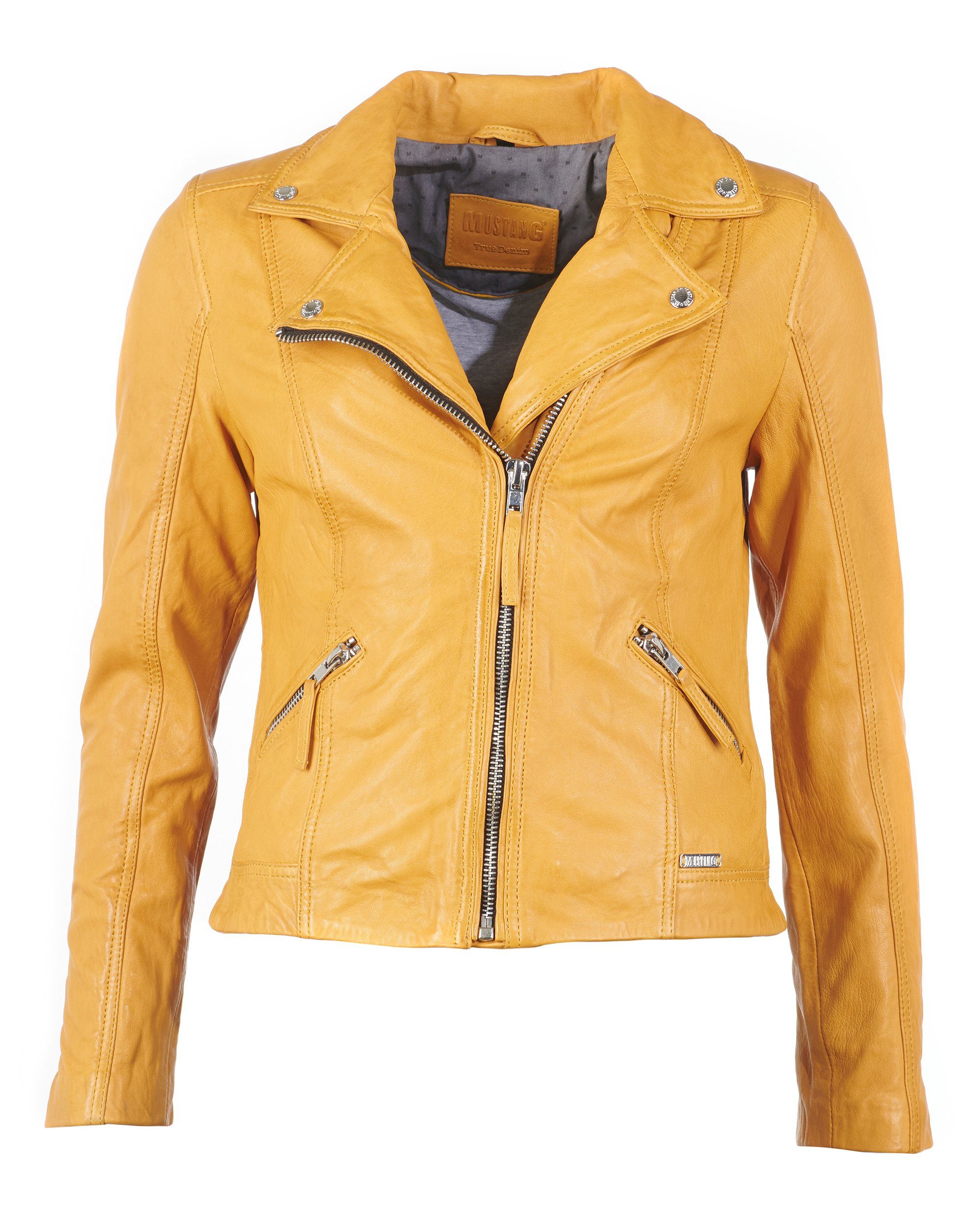 [Beliebtes Qualitätsprodukt!] MUSTANG Lederjacke 31019198