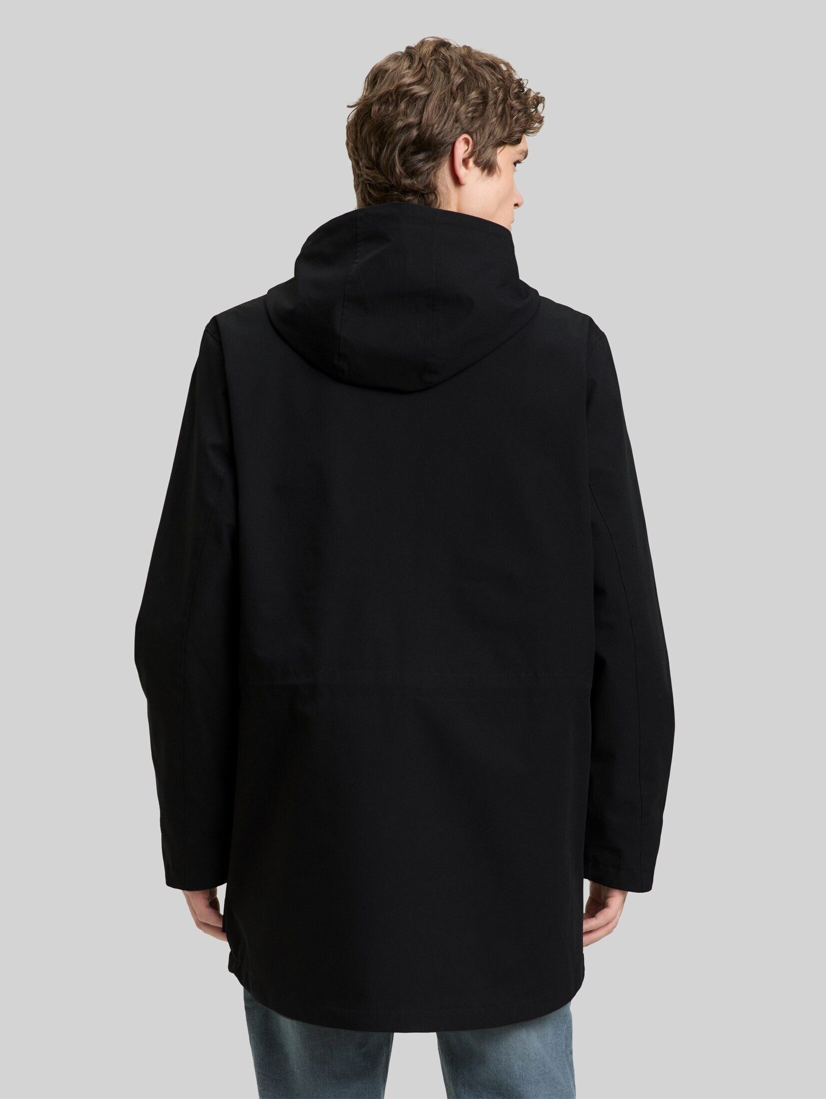 TOM TAILOR Denim Langmantel Jacken Relaxed Fit Ultralight Funktionsjacke aus wasserabweisendem Material