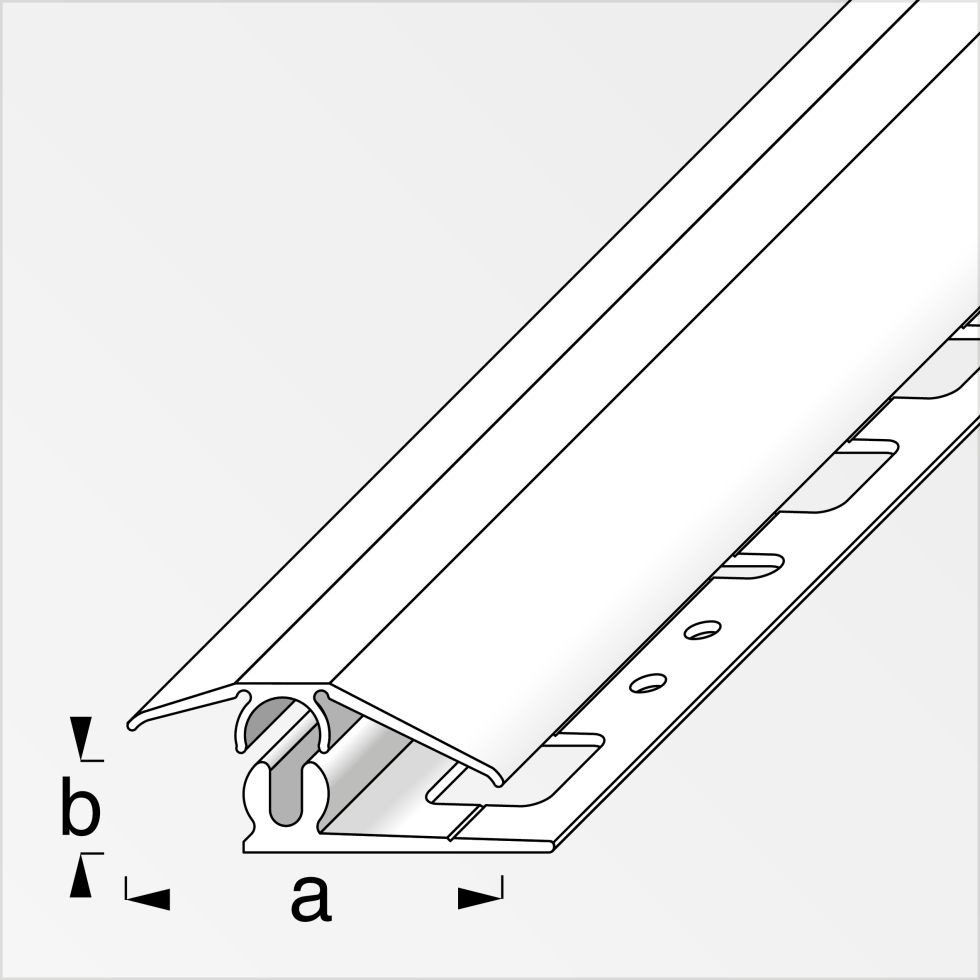 alfer Profil alfer Niveauausgleichs-Profil 1 m, 31 x 7 mm