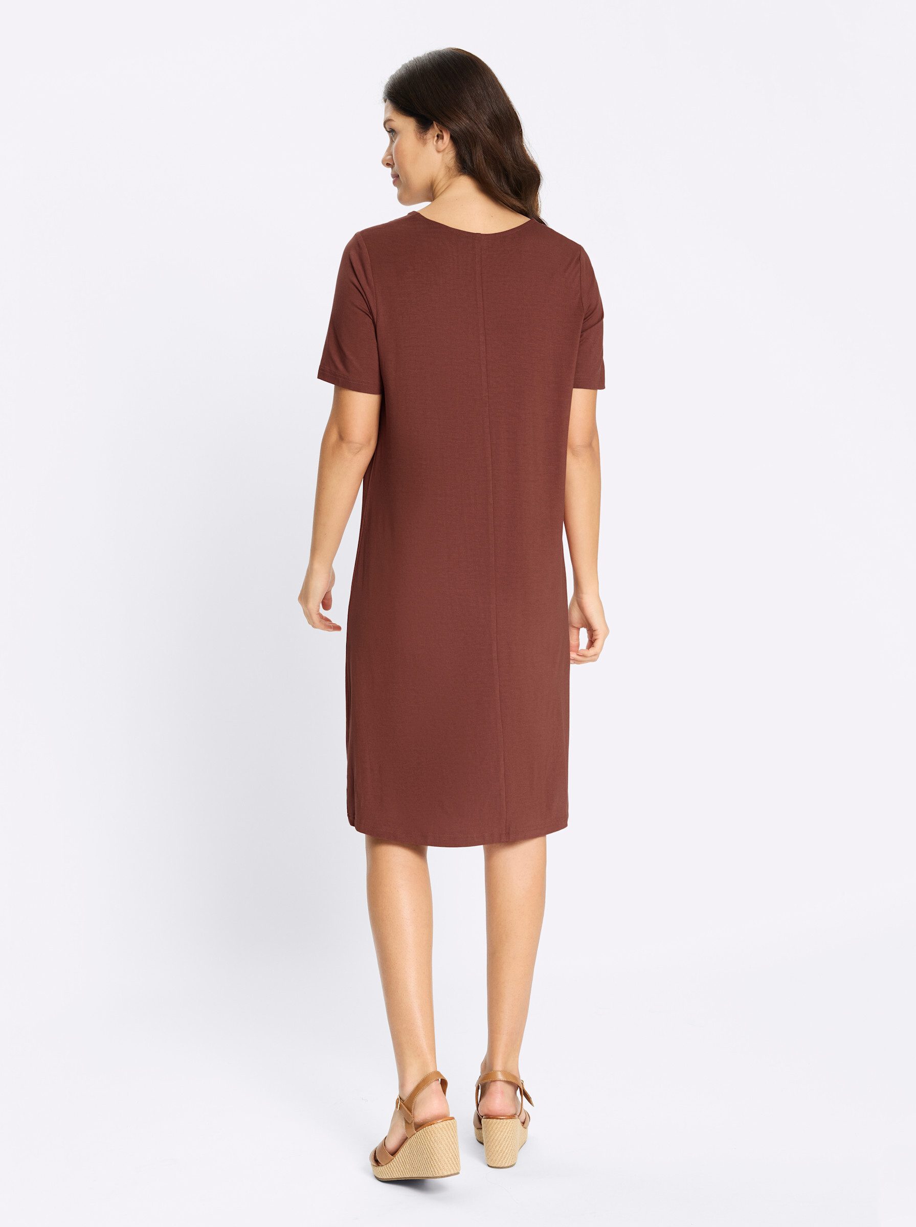 Sieh an! Jerseykleid Jersey-Kleid Kurzarm günstig online kaufen