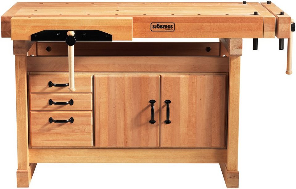 Sjöberg Hobelbank Elite 1500 + Schrank, L/B/H: ca. 151,5x74x90 cm