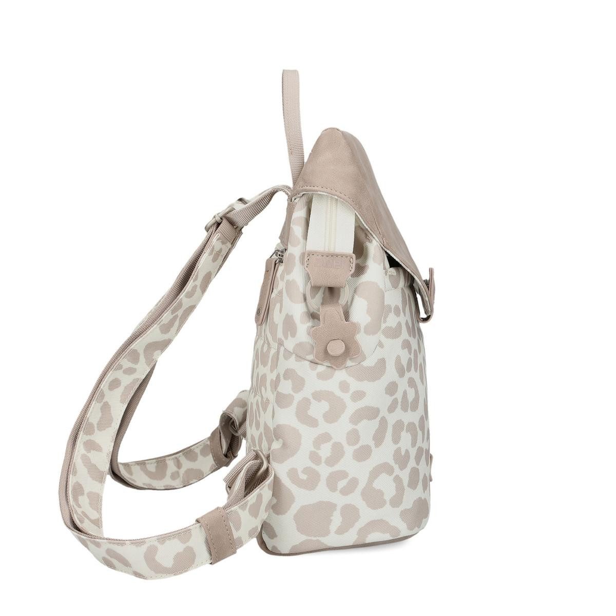 Zwei Freizeitrucksack ZWEI Damenrucksack OLLI Rucksack OR8 leo-cotton – Bild 3 von 5