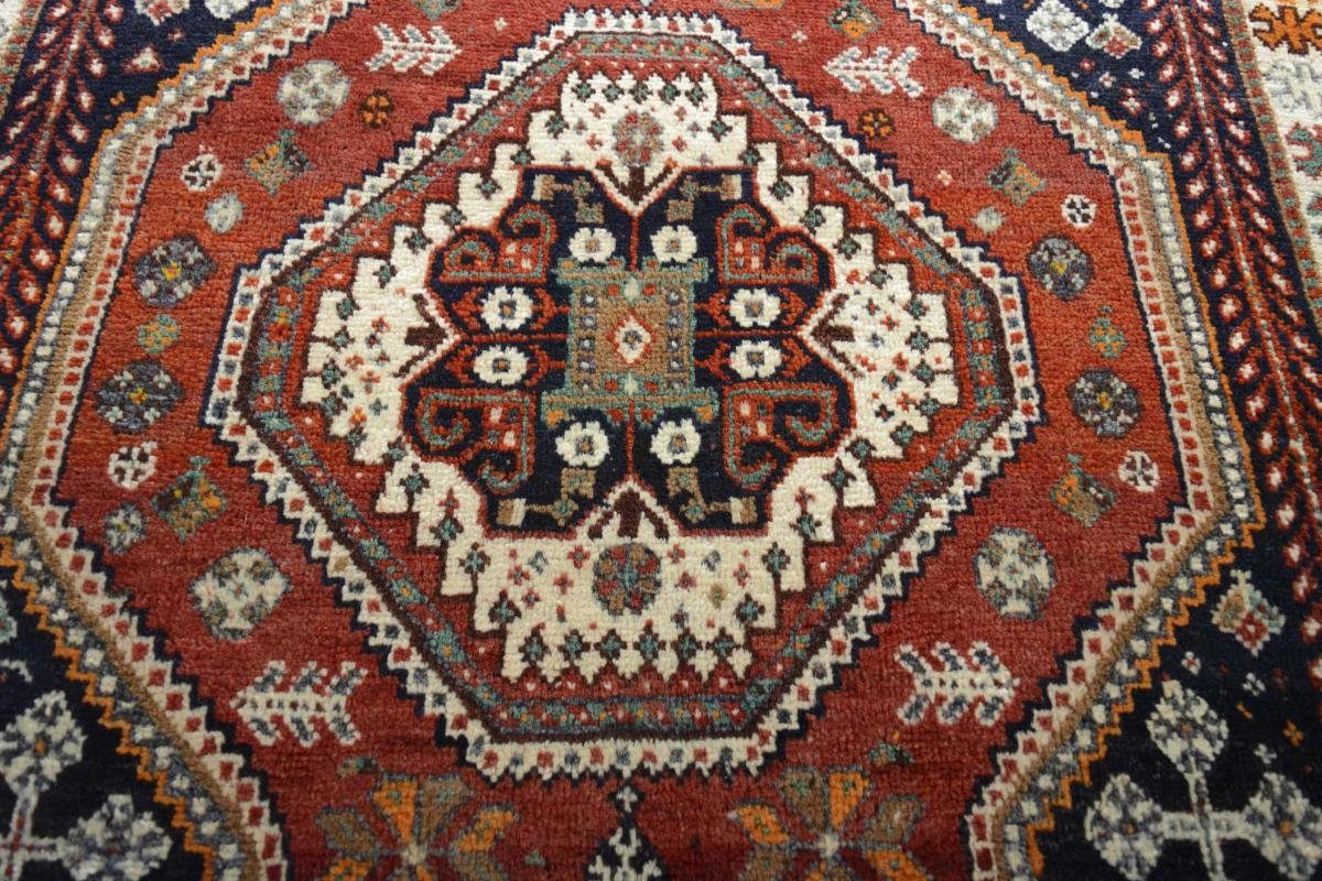 Orientteppich Trading, mm Nain / Handgeknüpfter 103x146 rechteckig, 10 Shiraz Perserteppich, Höhe: Orientteppich