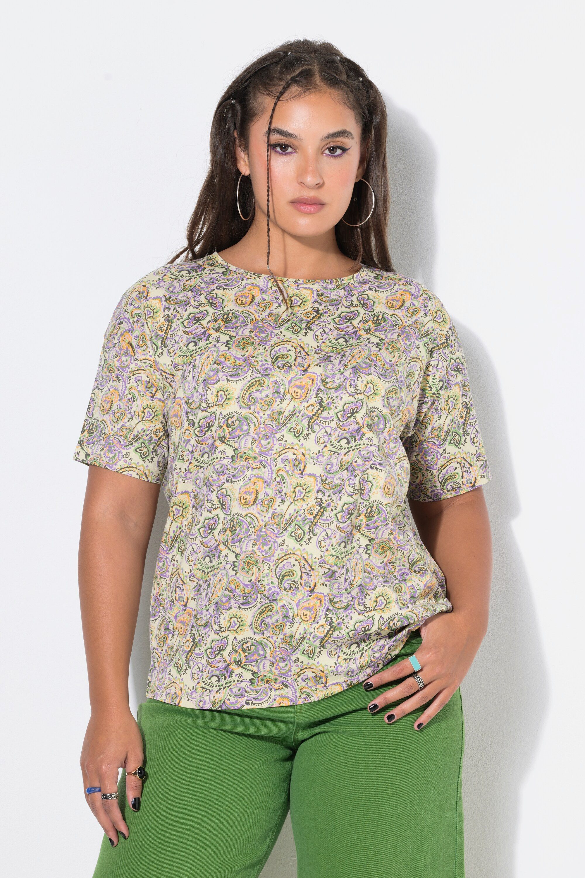 Studio Untold T-Shirt T-Shirt Oversize Shape Paisley