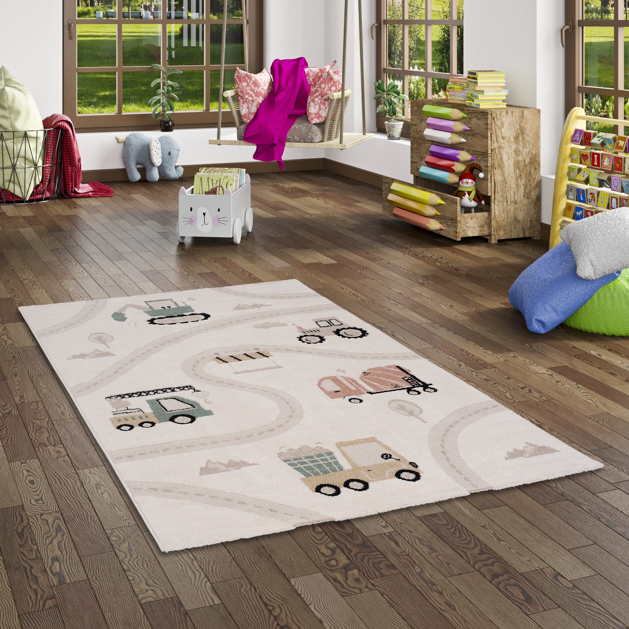 Pergamon Kinderteppich Kinder Teppich Happy Kids, günstig online kaufen
