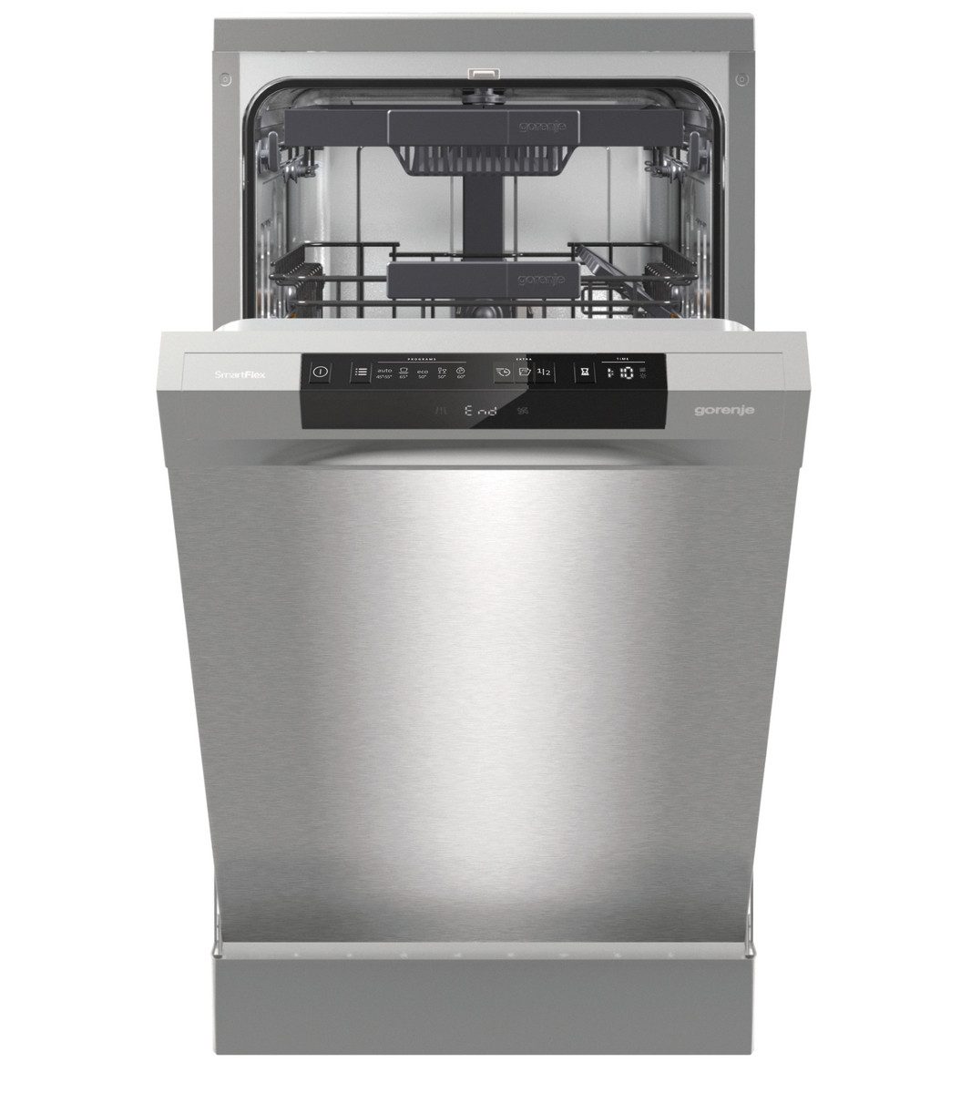 GORENJE Standgeschirrspüler GS541C10X, 8,5 l, 10 Maßgedecke, 10 Maßgedecke, auto. Türöffnung, Besteckschublade