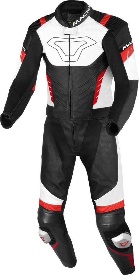 Macna Motorradkombi Varshall perforierte 2-Teiler Motorrad Lederkombi perforiert