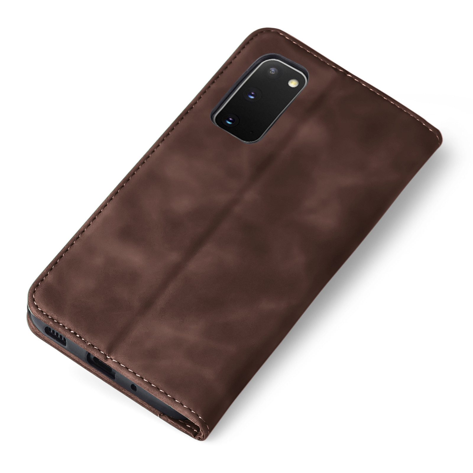 Tec-Expert Handyhülle Tasche Hülle für Samsung Galaxy S20 6.2 Zoll, 6.2, Cover Klapphülle Case mit Kartenfach Fliphülle aufstellbar