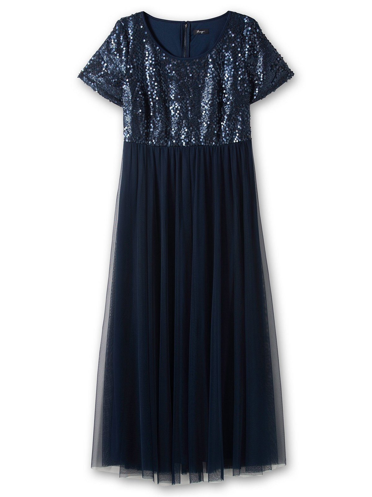 Sheego Abendkleid Große Größen in A-Linie mit Pailletten