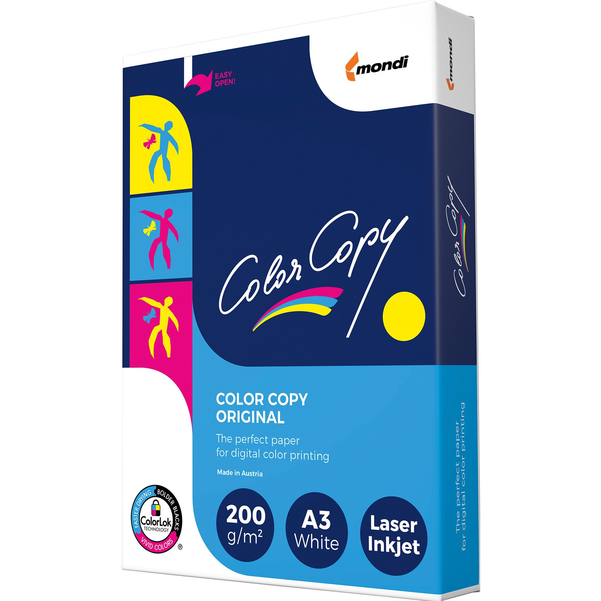 INAPA Drucker- und Kopierpapier Inapa Color Copy 200g 420x297 R, Papier, (DIN A3