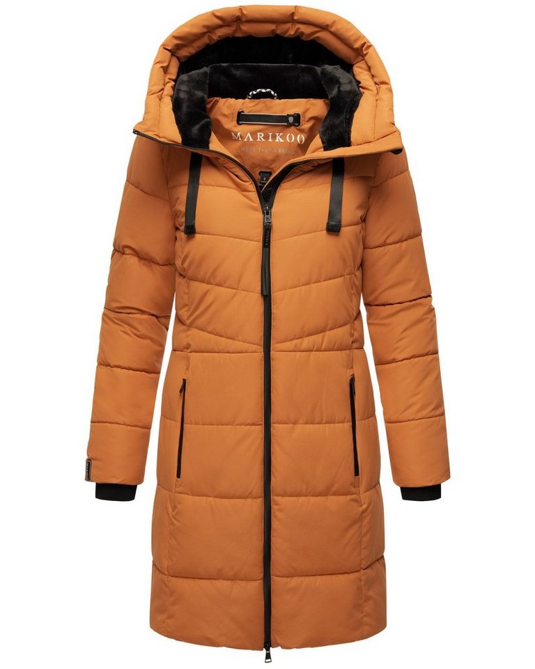 Marikoo Winterjacke Natsukoo XVI Stepp Mantel mit großer Kapuze