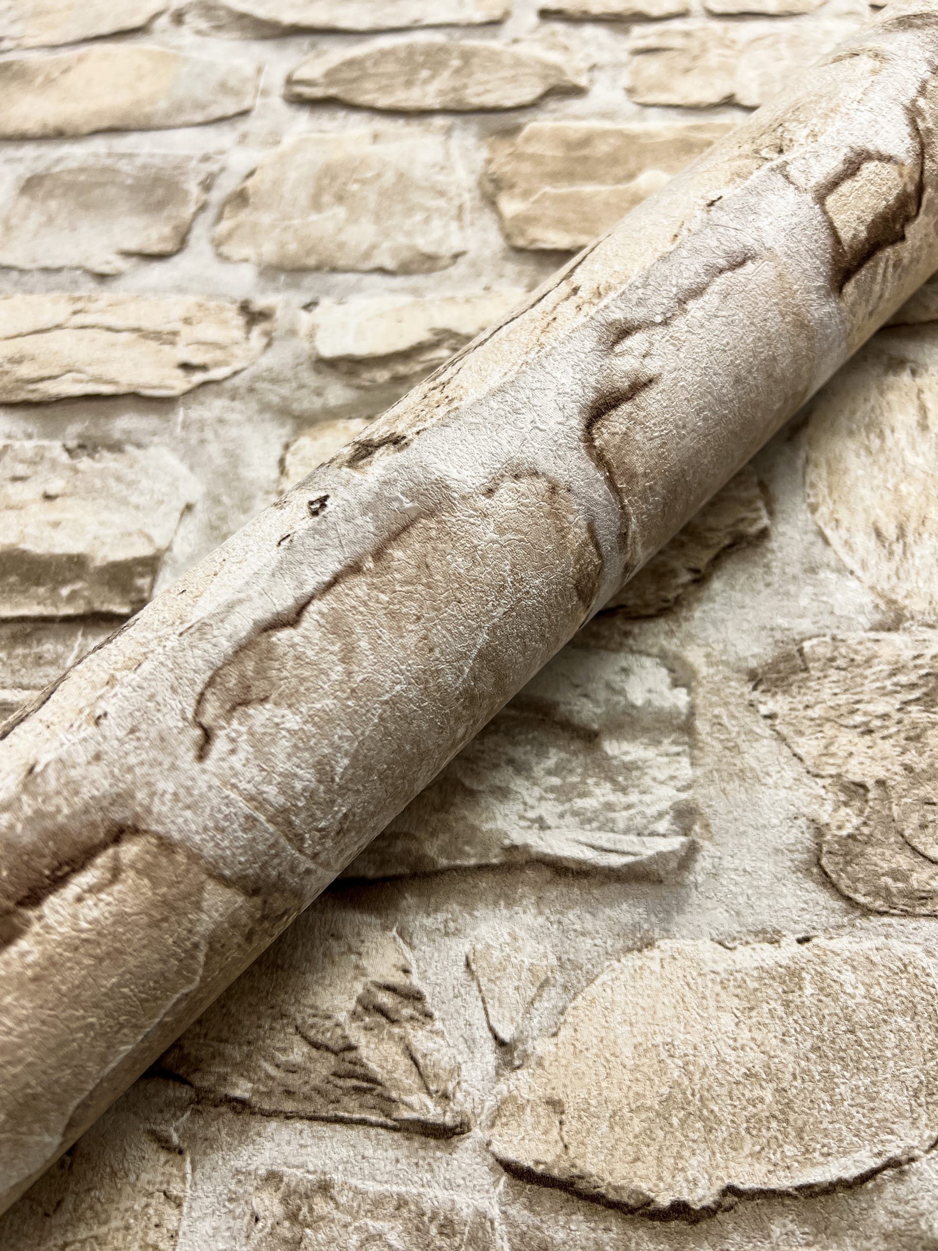 Newroom Vliestapete Colley Tapete Steintapete Stein,Ziegelstein,Klinker, Cr günstig online kaufen