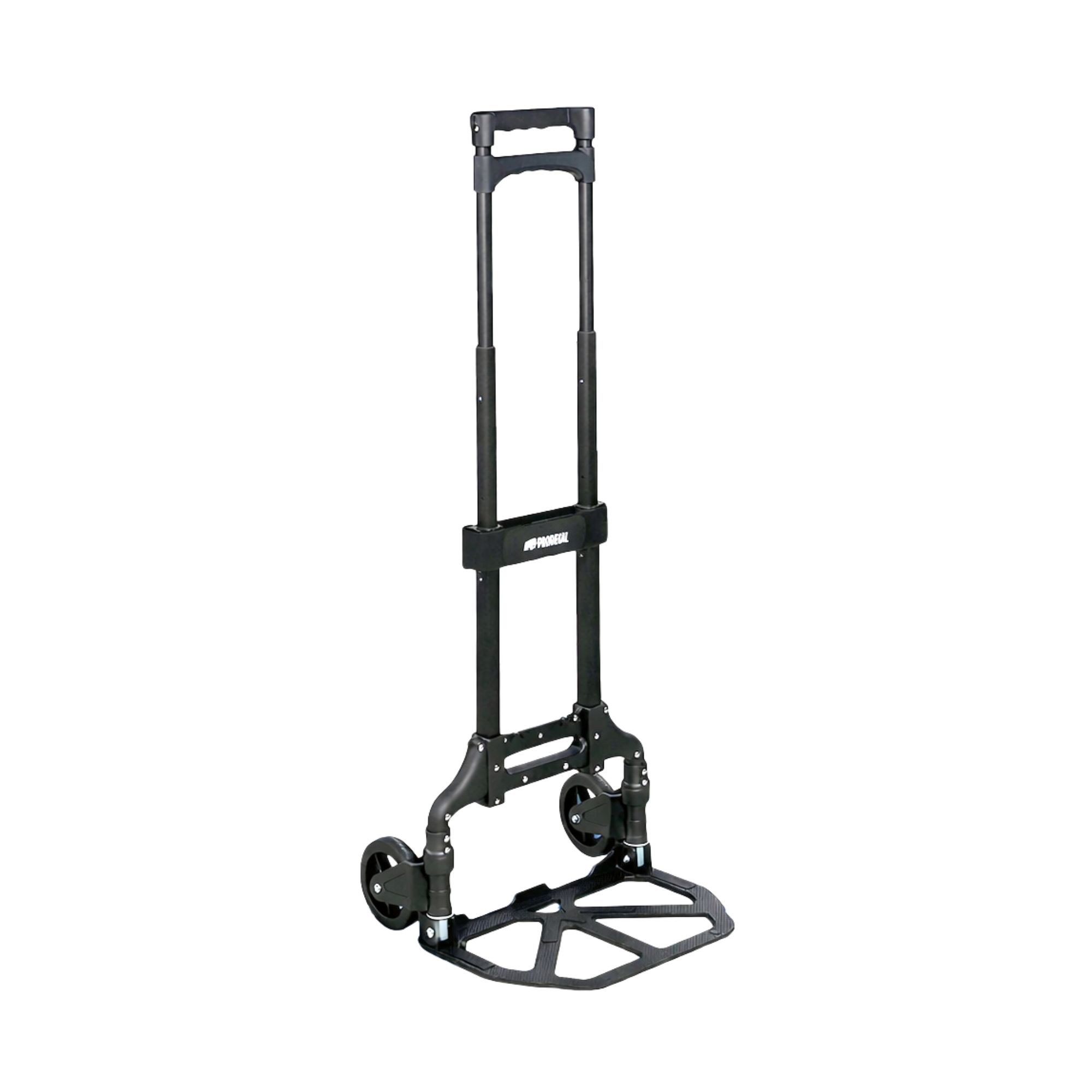 PROREGAL® Sackkarre ELEPHANT mit Profi-Alu-Rahmen klappbar ergonomisch Vollgummibereifung, Klappbare Sackkarre Transportkarre Staplerkarre hohe Traglast